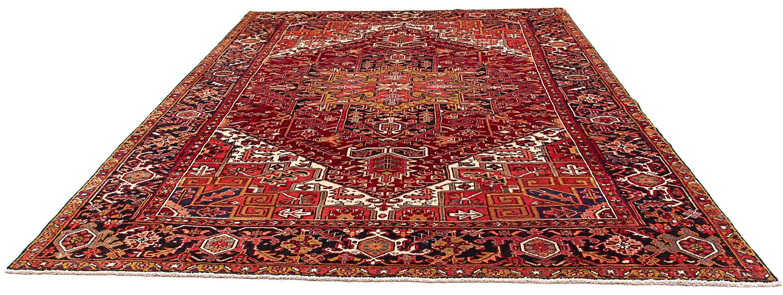 morgenland Wollteppich »Heriz Medaillon 351 x 258 cm«, rechteckig, 10 mm Hö günstig online kaufen