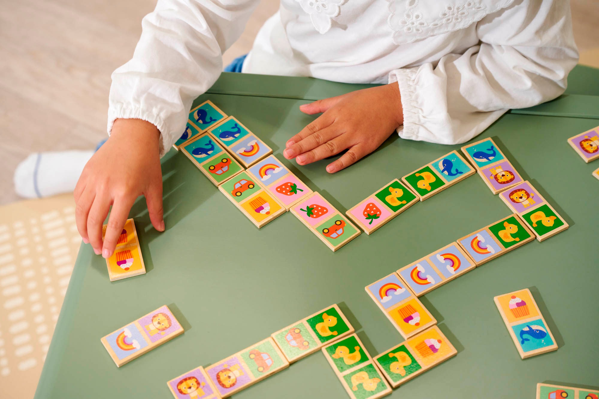 Eichhorn Spiel »Domino und Fädelspiel«