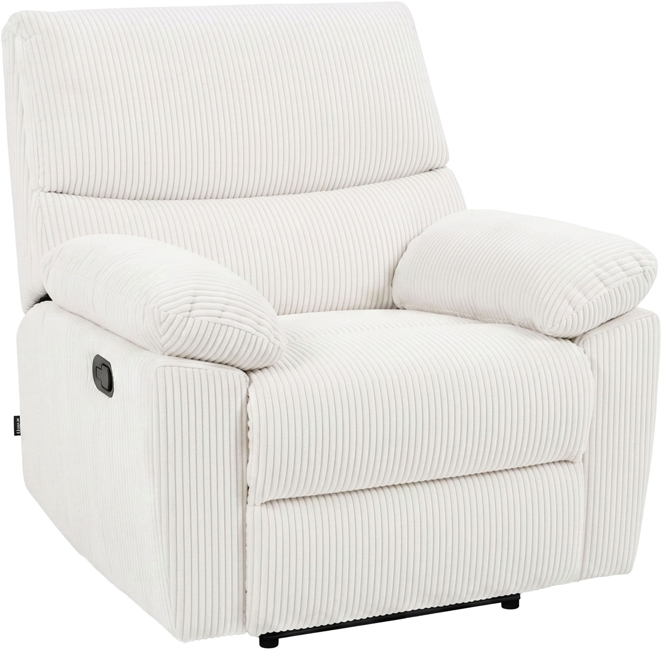 Home affaire Relaxsessel »LANNOY, TV-Sessel, elektr. o. manuelle Relaxfunktion, USB A/C,« Sessel mit Liegefunktion 105°-150°, Federkernpolsterung