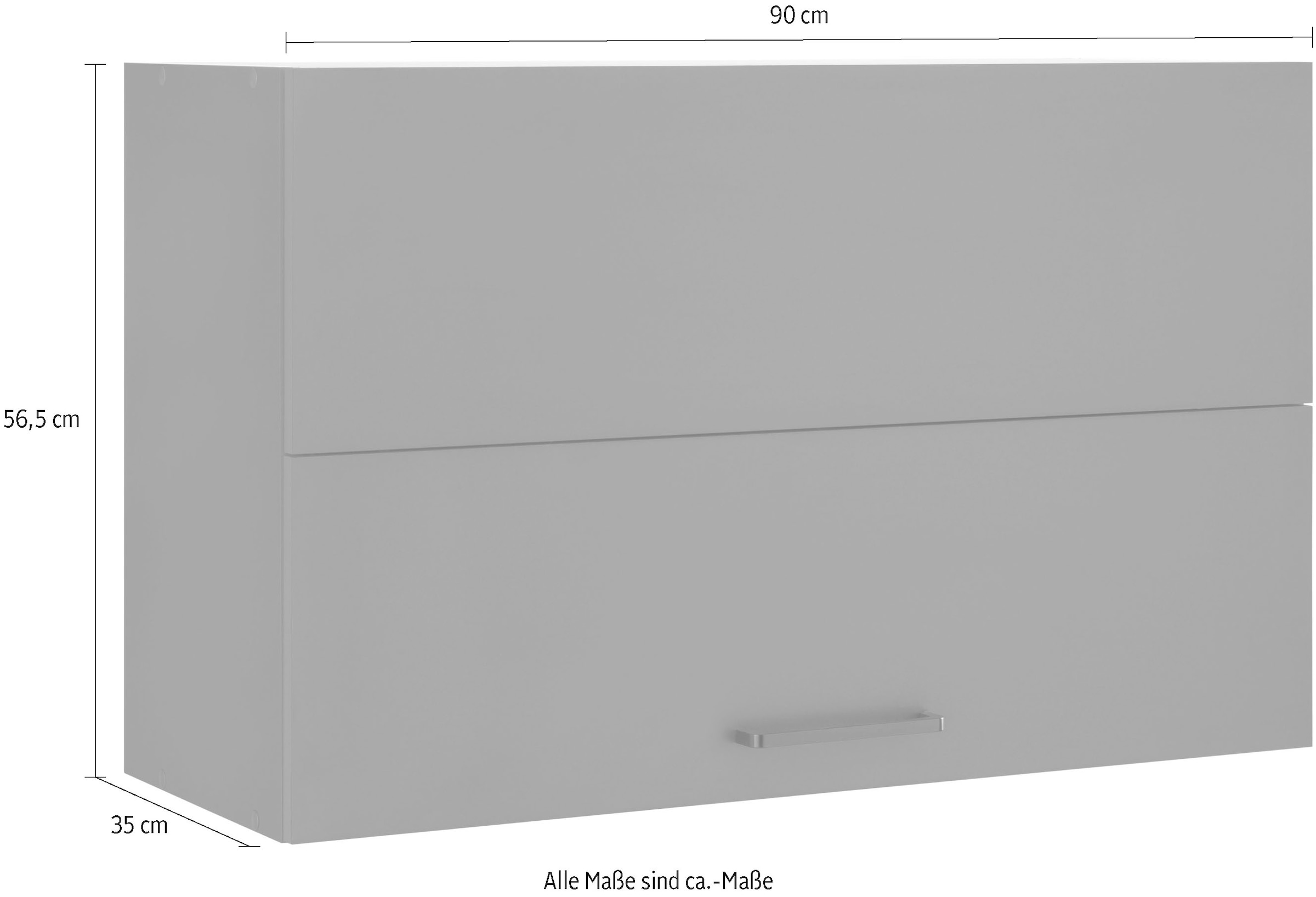 wiho Küchen Faltlifthängeschrank »Esbo«, Breite 90 cm online kaufen