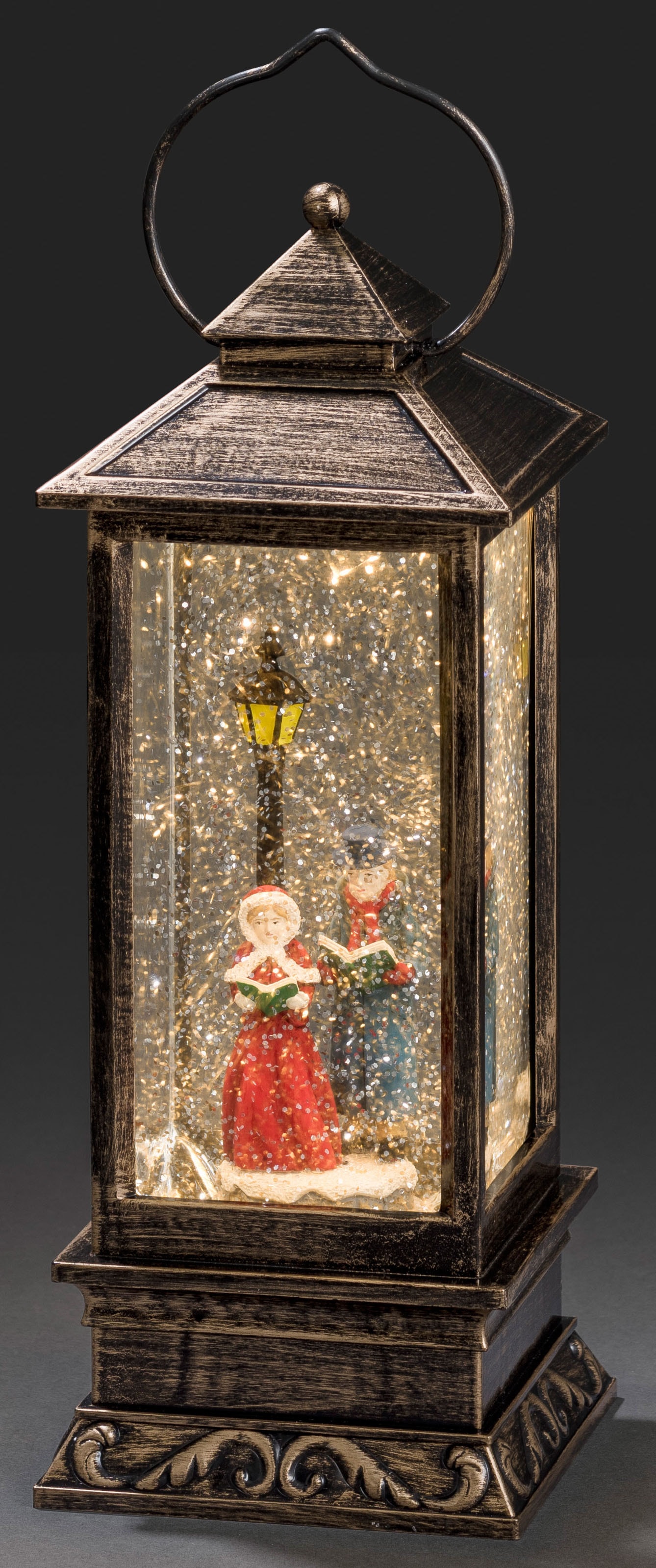 KONSTSMIDE LED Dekolicht »Weihnachtsdeko«, 1 flammig-flammig, LED  Schneelaterne Charles Dickens Style für Innen, wassergefüllt auf Raten  bestellen