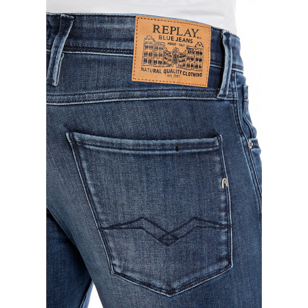 Replay Slim-fit-Jeans »ANBASS HYPERFLEX BIO«