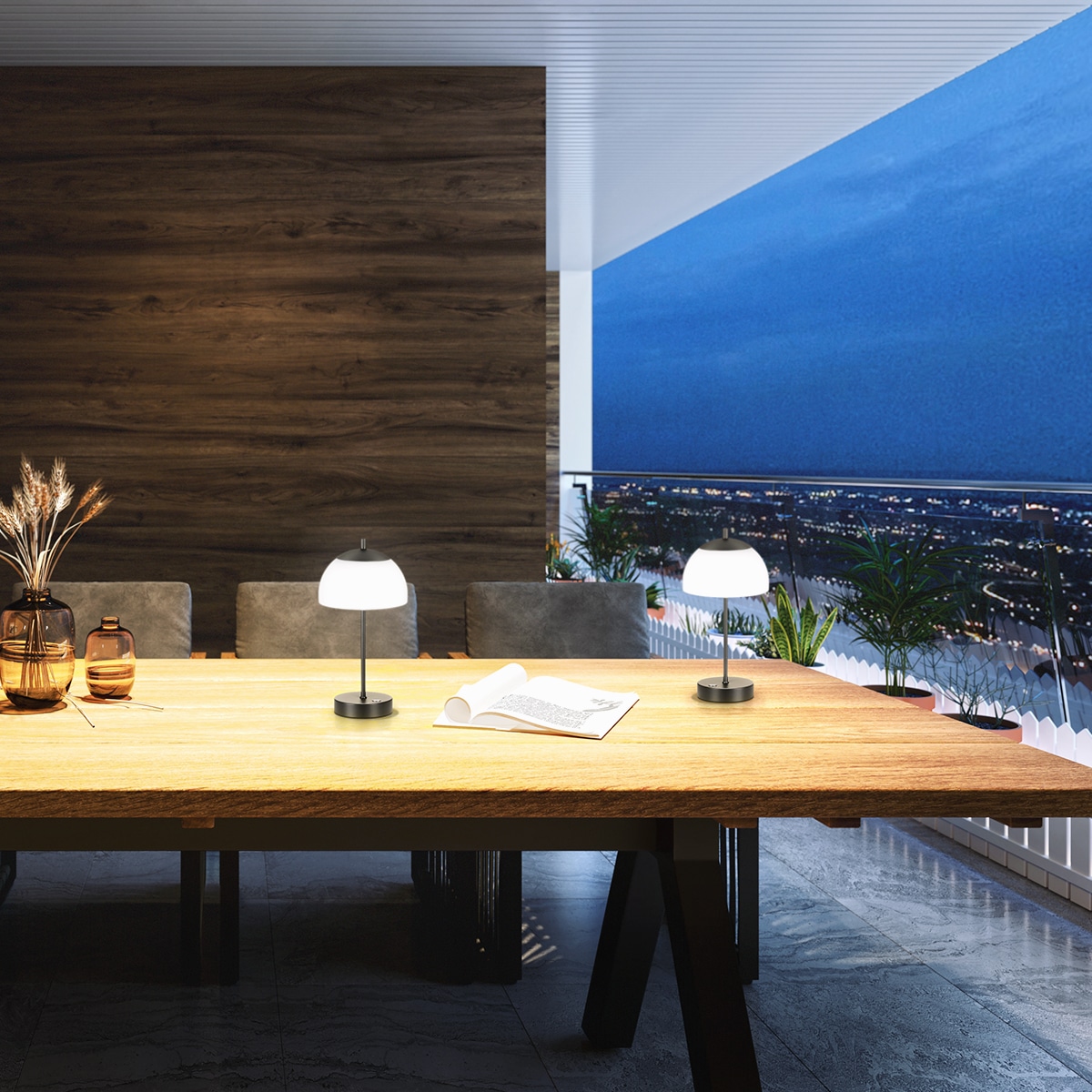 easy! BY FHL LED Tischleuchte »Riva«, 1 flammig, Leuchtmittel LED-Modul | LED fest integriert