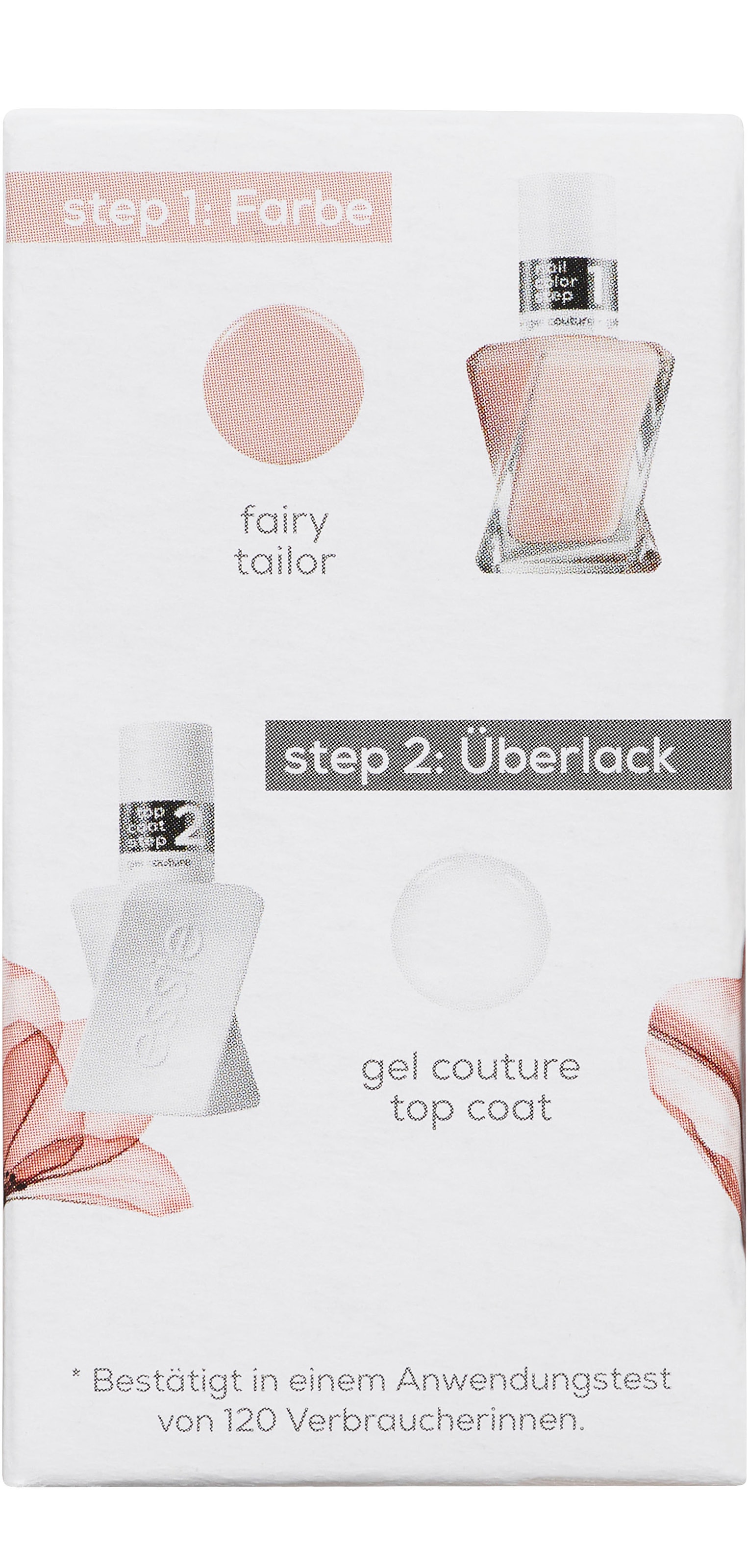 essie Nagellack-Set »Essie Nagellack Gel Couture Set«, (2 tlg.), mit natürlichen Inhaltsstoffen