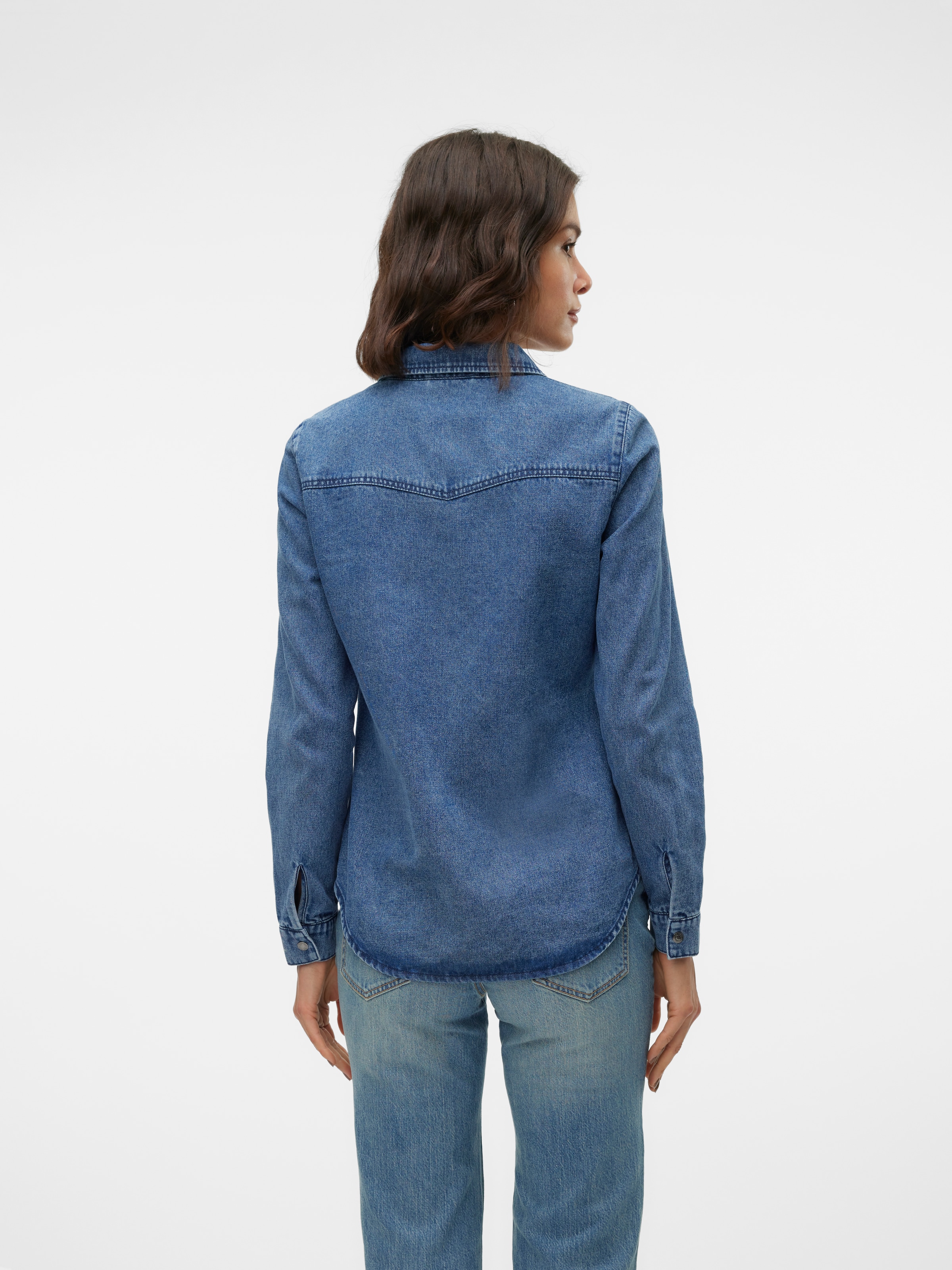 Vero Moda Jeansbluse »VMJENNIE LS DENIM SHIRT MIX NOOS«