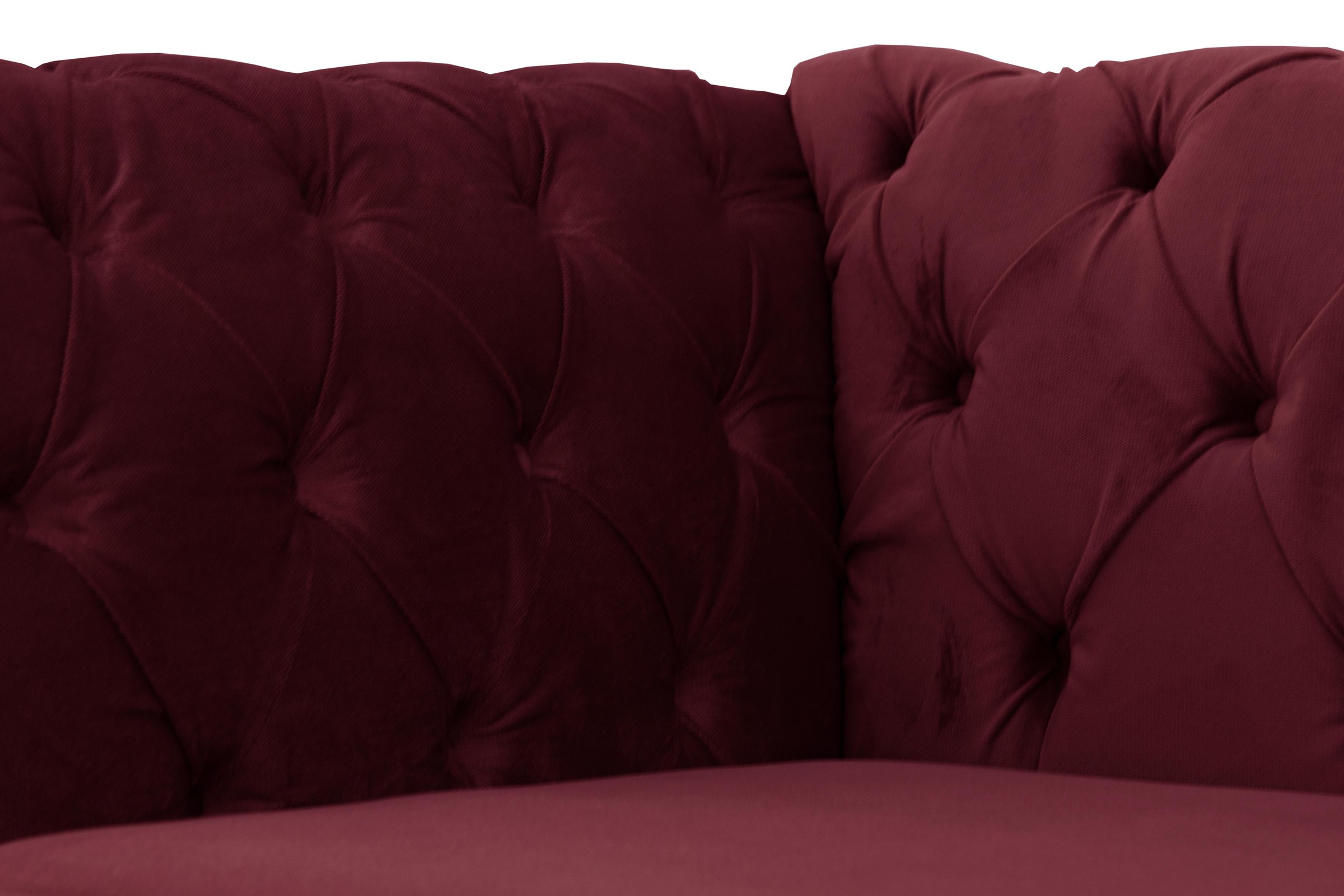 Home affaire Sessel »Newport modernes Chesterfield«, mit Knopfheftung im Rücken, Keder und feinen Armlehnen