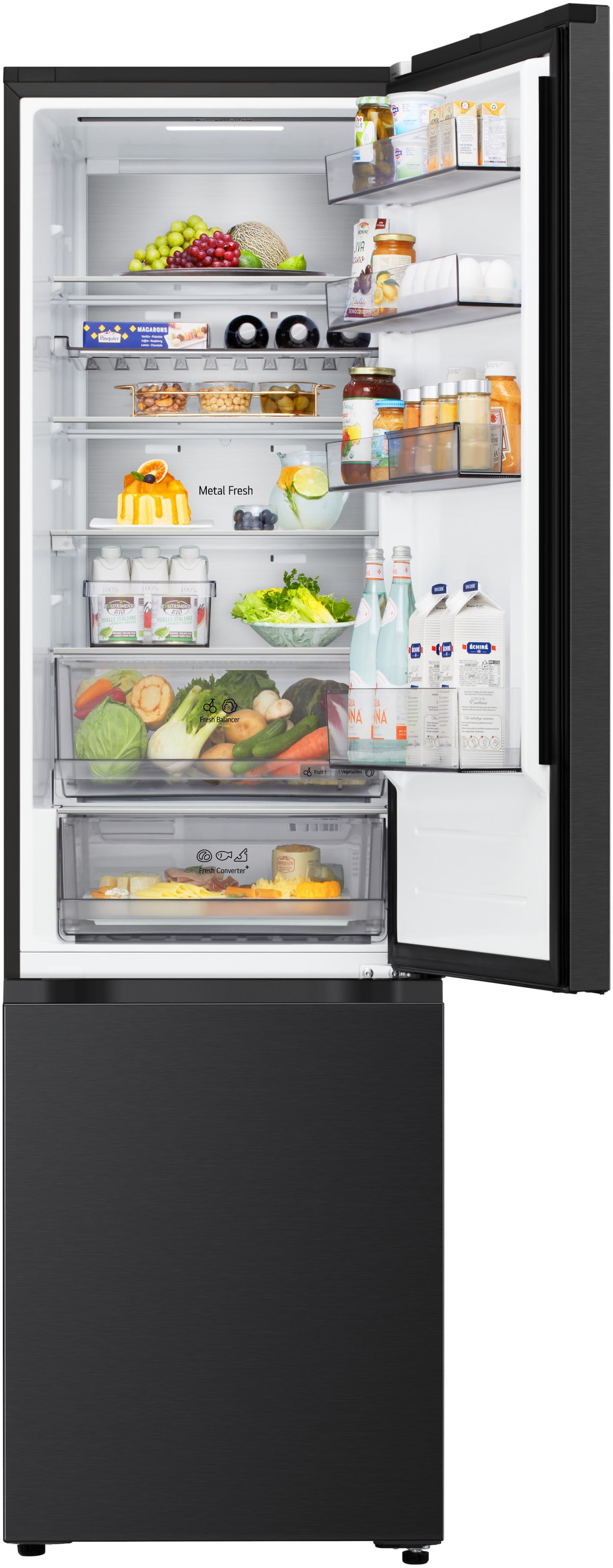 LG Kühl-/Gefrierkombination Serie 5 »GBBS525CEV« 203 cm hoch 59,7 cm breit Total No Frost, ThinQ mit AI Fresh & Saving Mode