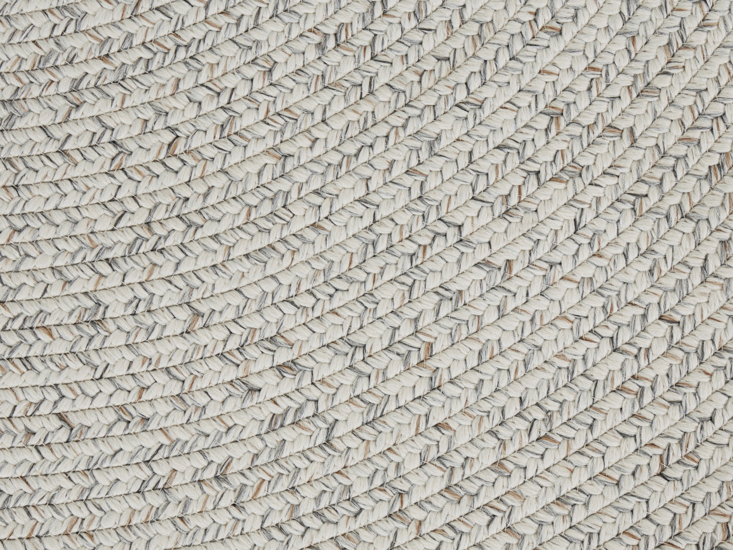 NORTHRUGS Teppich »Trenzado«, rund, 10 mm Höhe, In- & Outdoor, Handmade-Look, Gewebt, Wetterfest, Balkon, Wohnzimmer