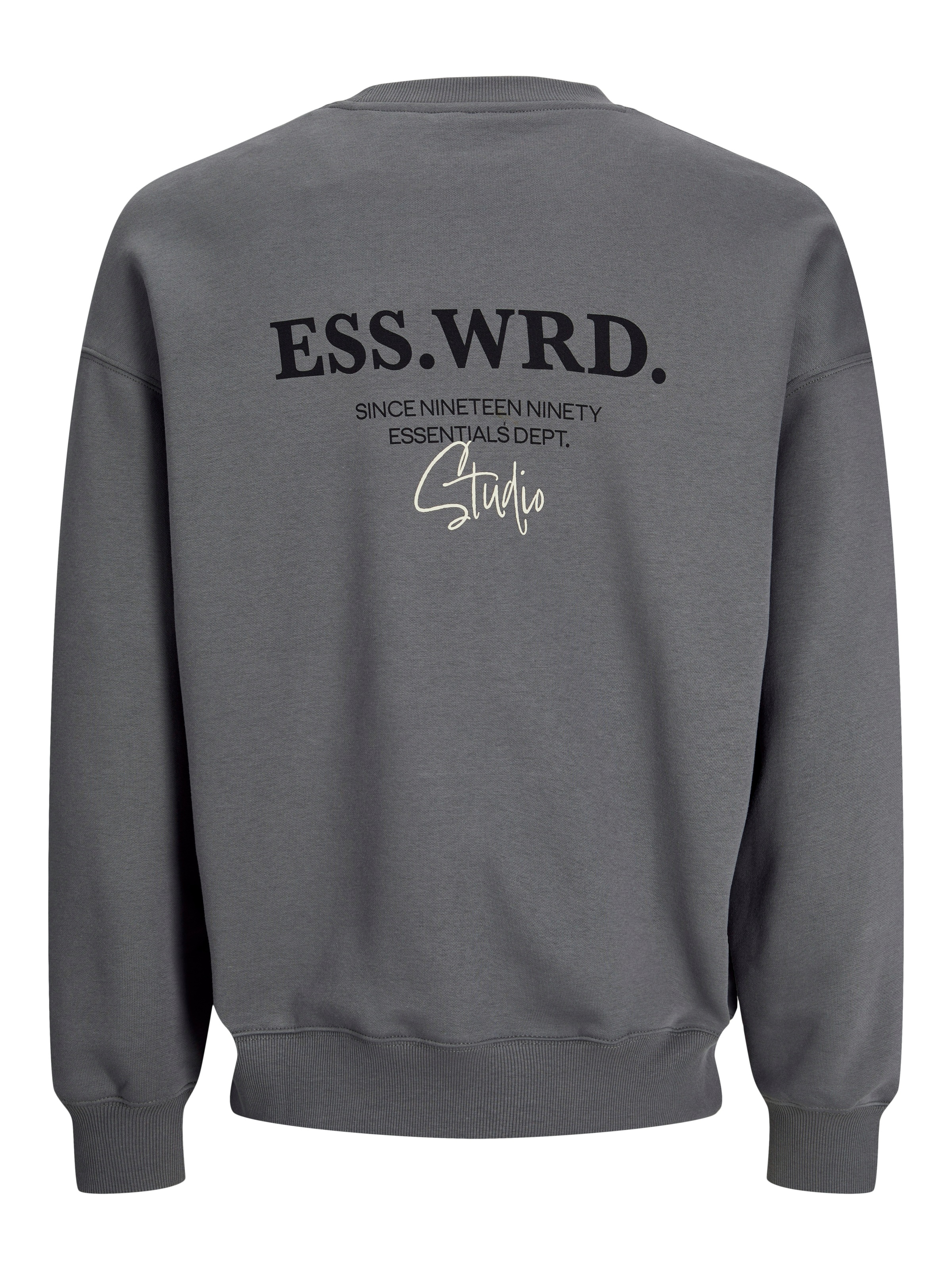 Jack & Jones Sweatshirt »JJEURBAN EDGE STUDIO SWEAT CREW NOOS«, mit Front und Back Print
