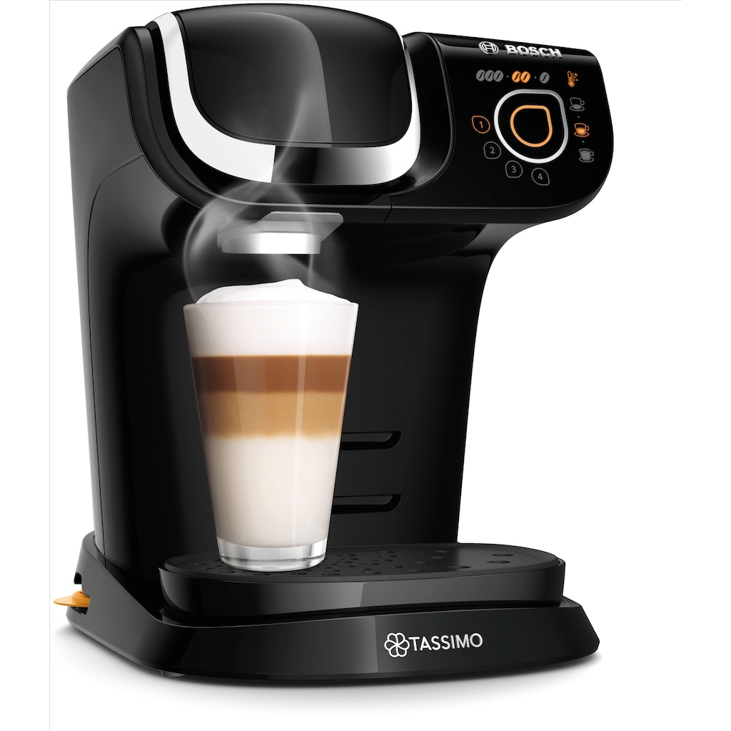 TASSIMO Kapselmaschine »My Way 2 TAS6502«, Kaffeemaschine by Bosch, schwarz, mit Wasserfilter, über 70 Getränke, Personalisierung