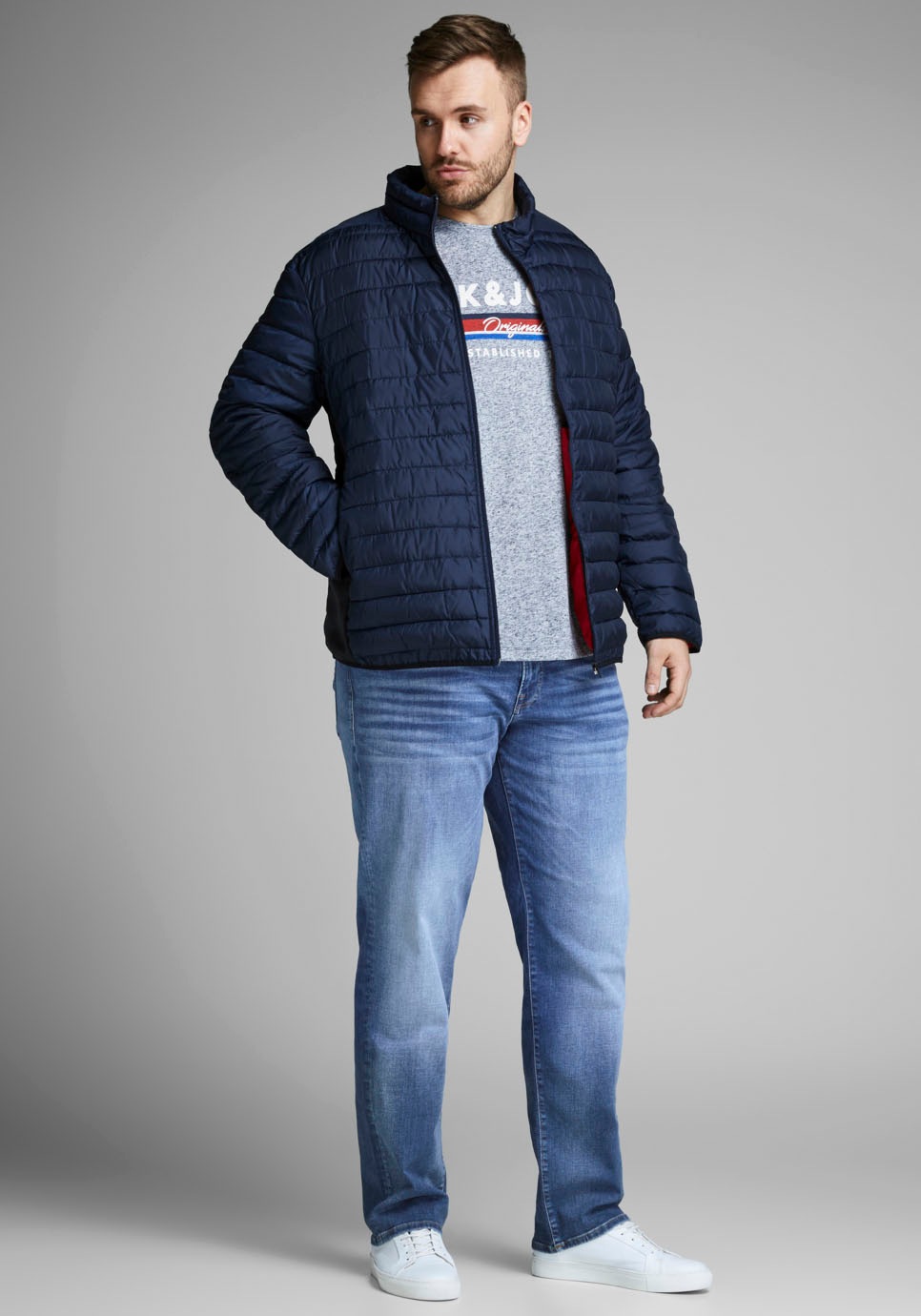 Jack & Jones PlusSize Slim-fit-Jeans »Tim Icon«, bis Jeans Weite 52