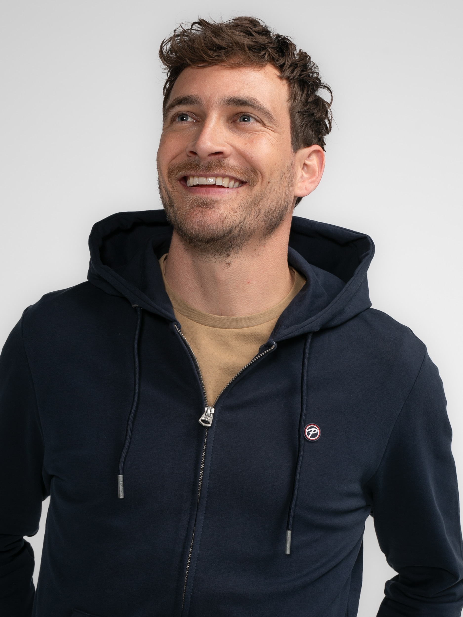 Petrol Industries Sweatjacke, mit verstellbarer Kapuze