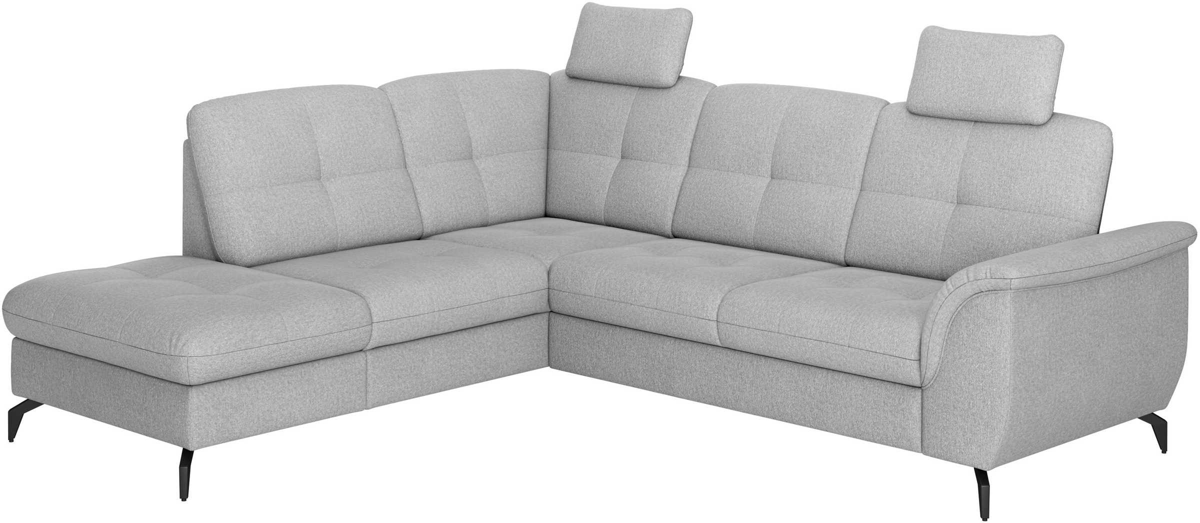 sit&more Ecksofa »Zora L-Form«, wahlweise mit Bettfunktion und Bettkasten