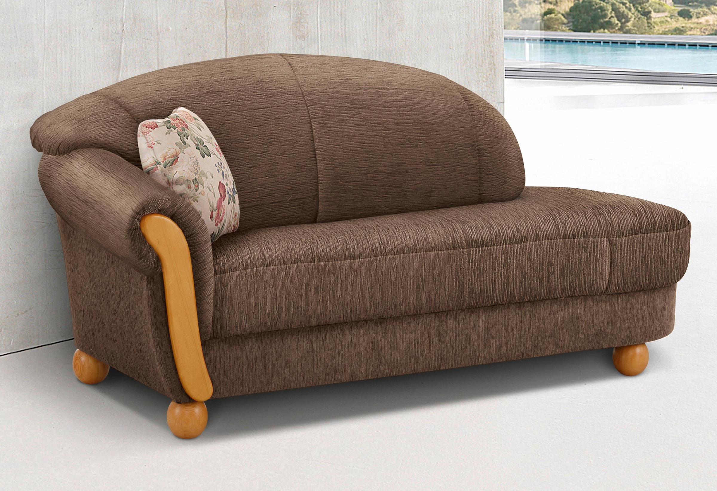 Home affaire Ottomane »Milano, bequemes solitär Sofa im Landhaus-Stil, B/T/ günstig online kaufen