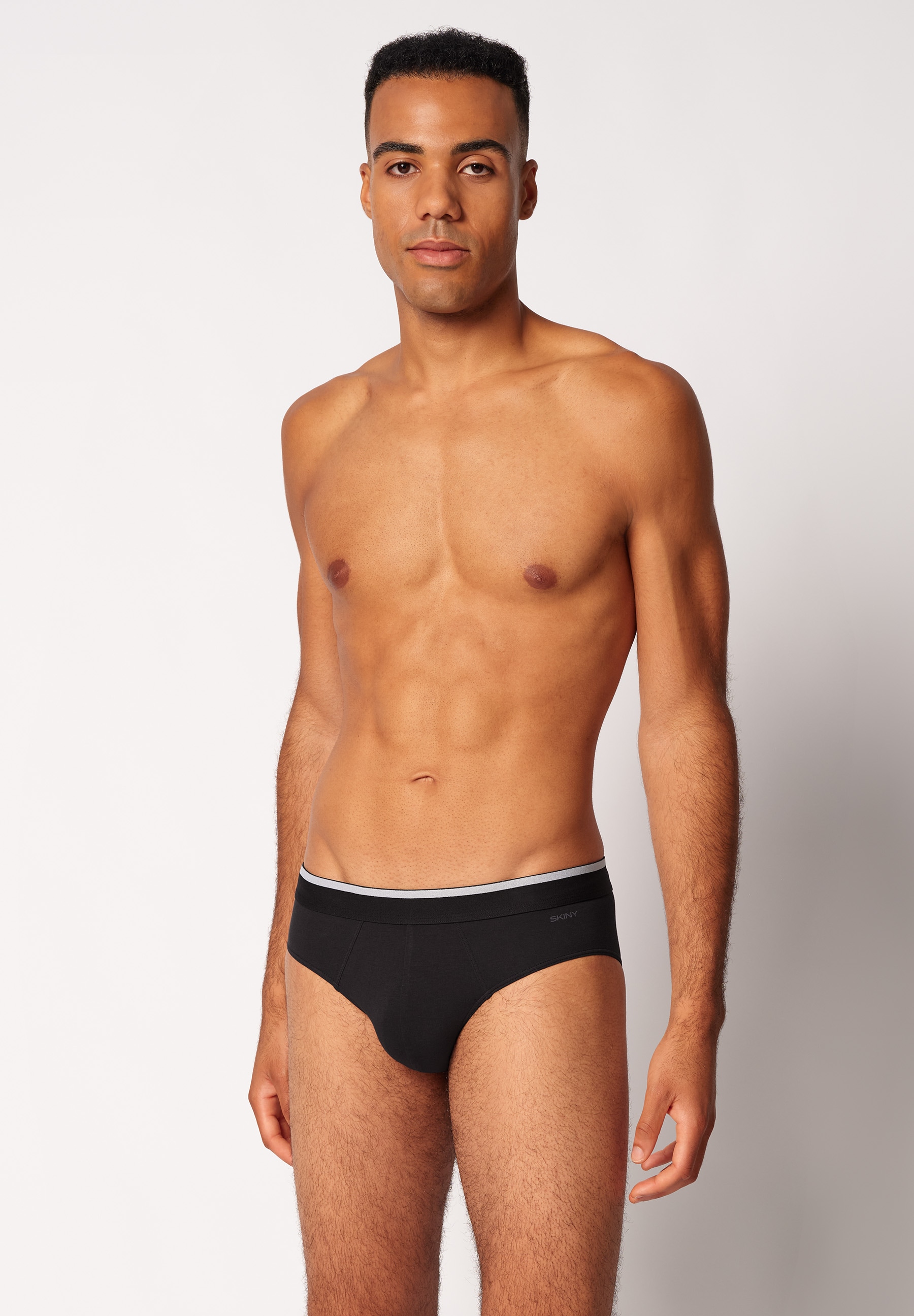 Skiny Brasilslip »Cotton Multipack« 3er Pack,  klassisch, basic, elastisch, bequem, kein Einschneiden, Baumwollmix