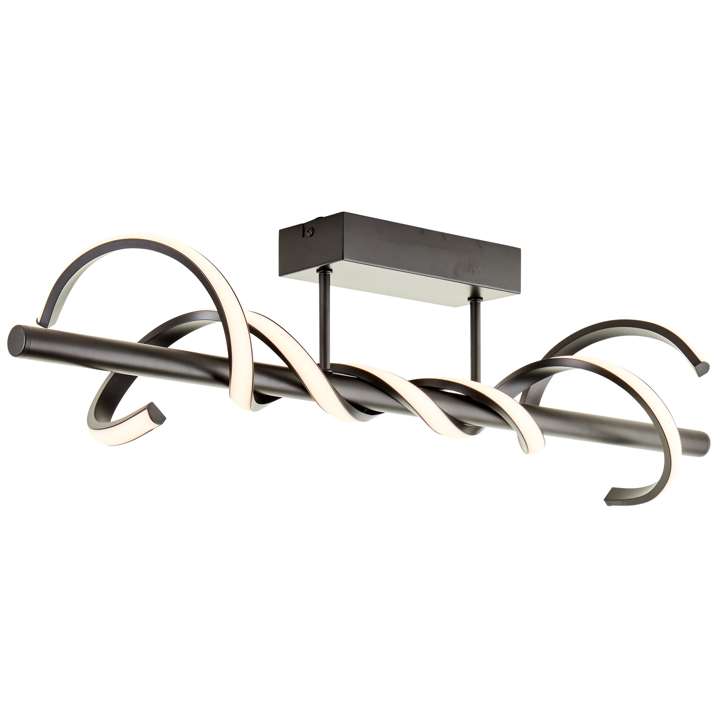 Brilliant LED Deckenleuchte »Amalie«, Breite 76 cm, 2100 lm, Metall/Kunststoff, schwarz