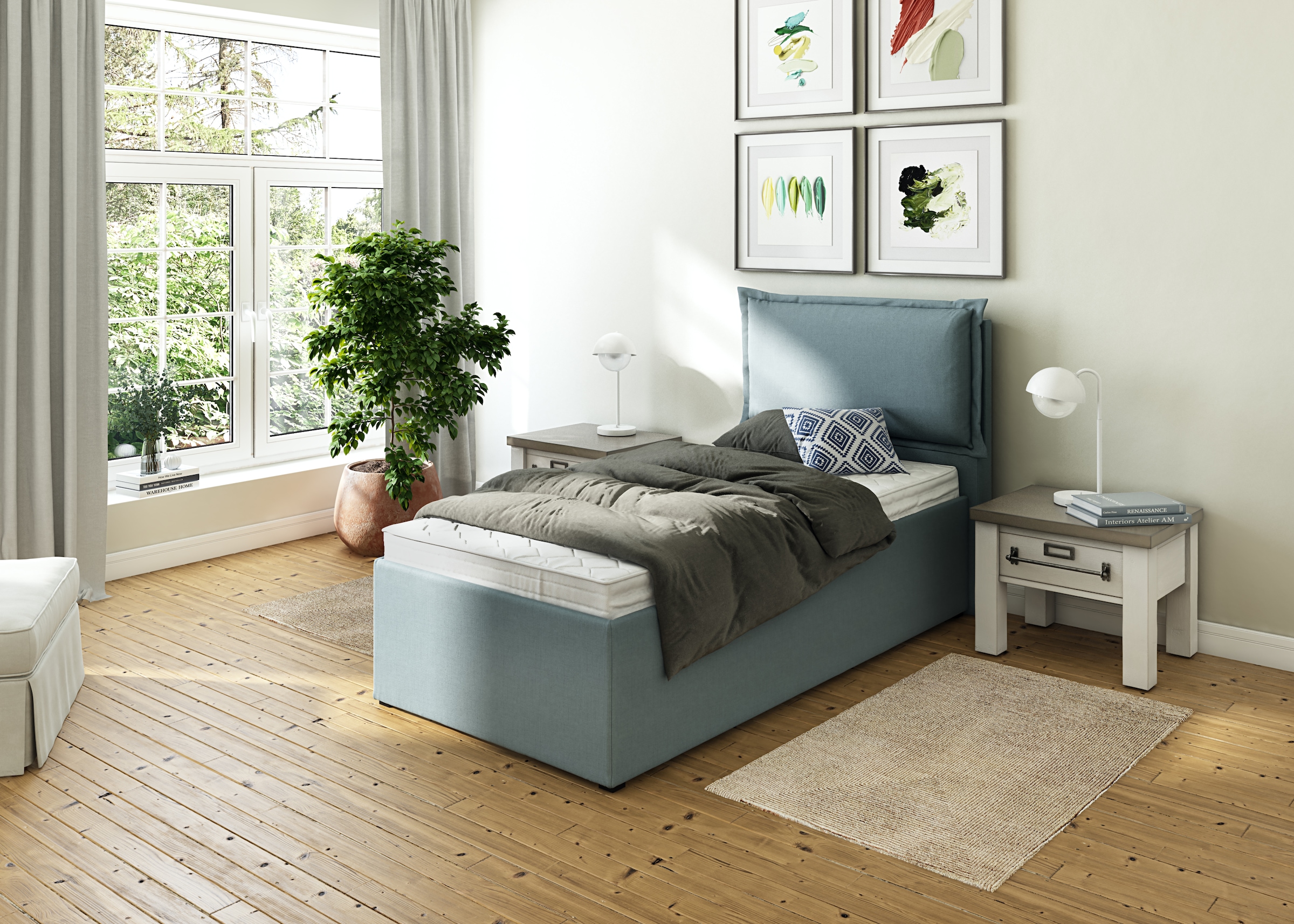 Maintal Polsterbett "Lyara" wahlweise ohne Matratze oder mit 3 Matratzenart günstig online kaufen