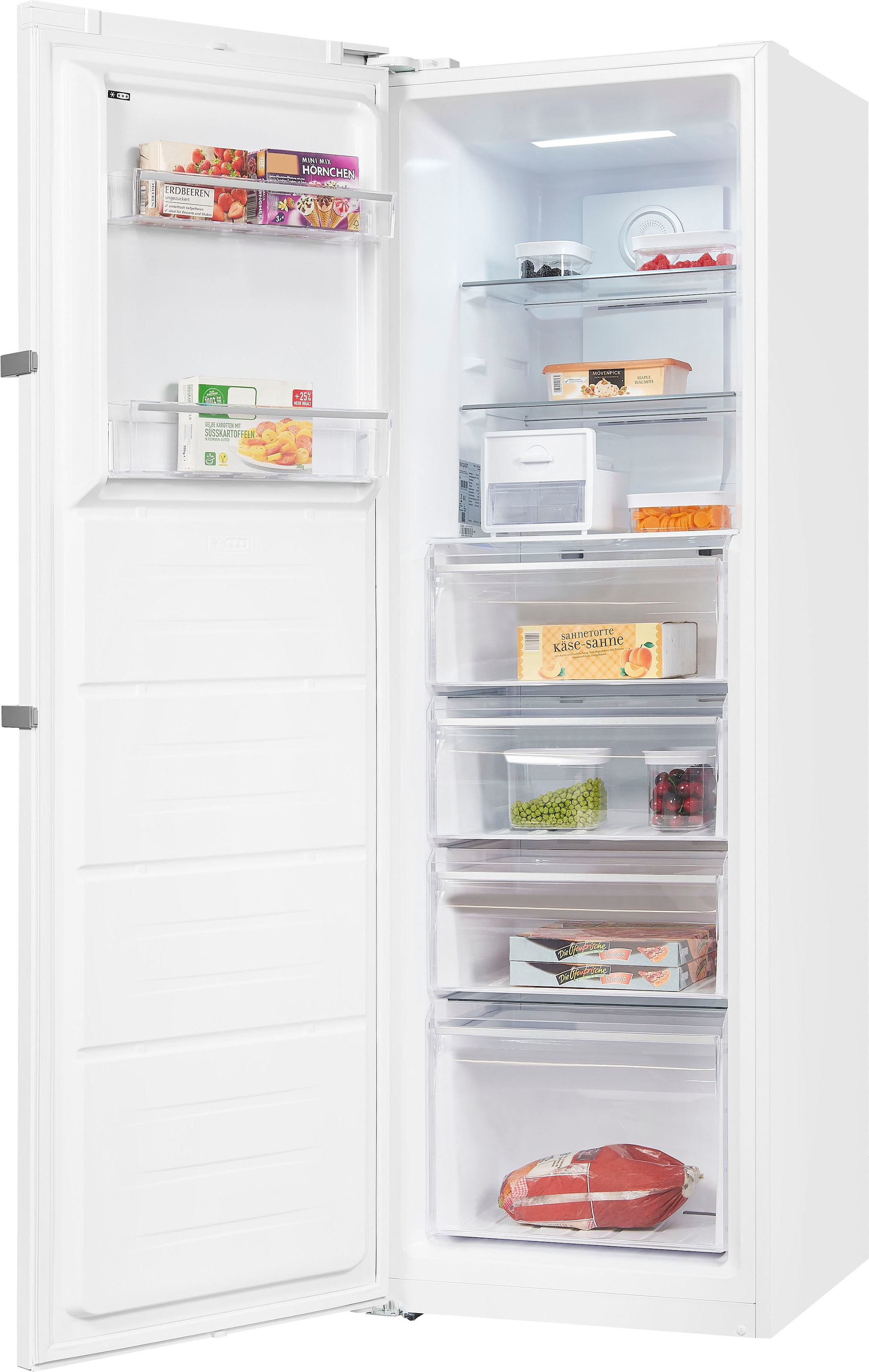 exquisit Gefrierschrank »GS295-NF-H-040D«, 185 cm hoch, 60 cm breit