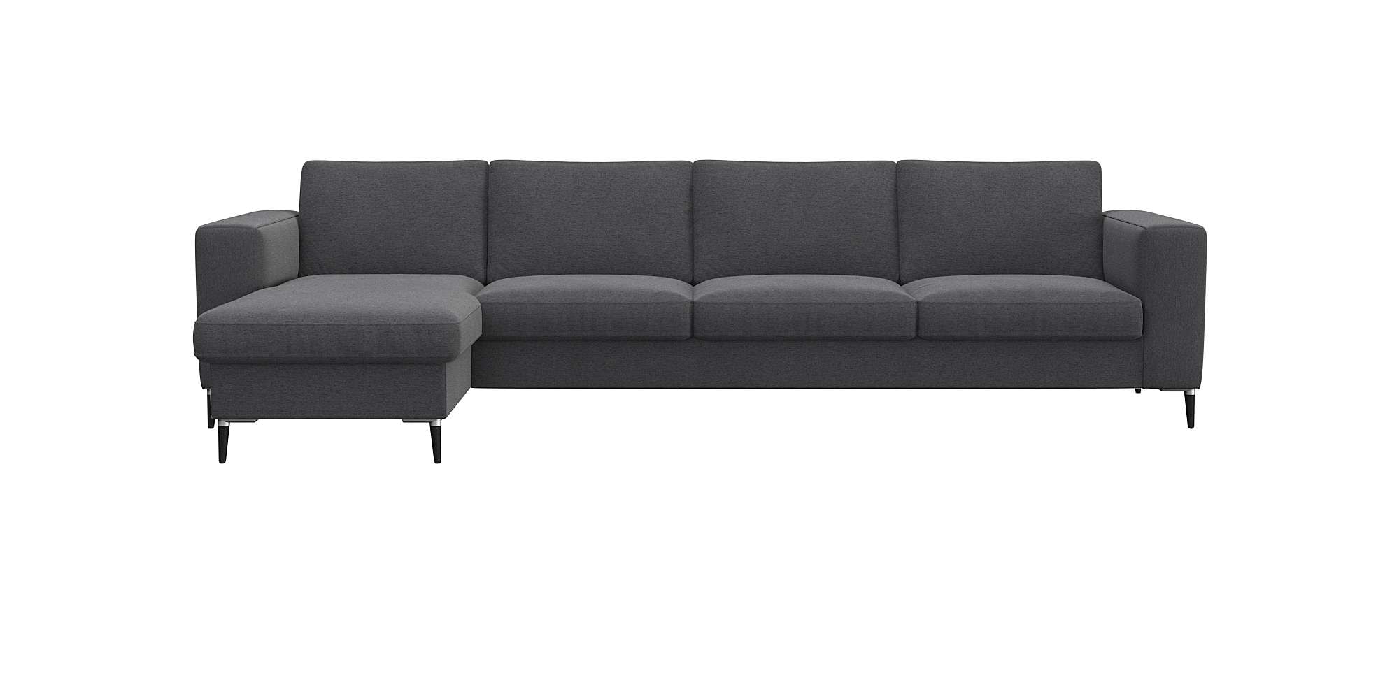 FLEXLUX Ecksofa "Fiore, super Sitzkomfort durch Kaltschaum im Sitz, L-Form" günstig online kaufen