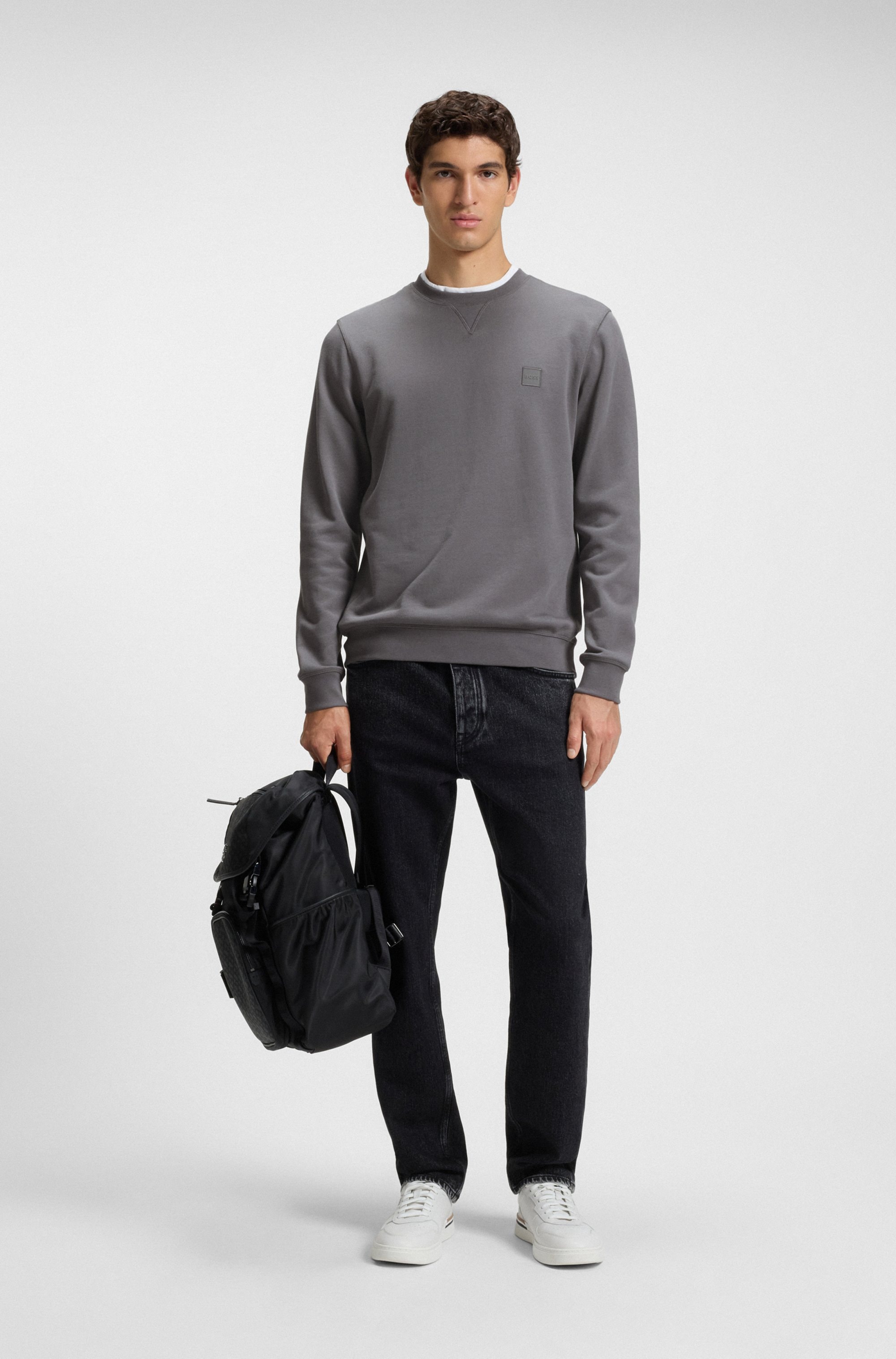 BOSS ORANGE Sweatshirt »Westart«, mit BOSS Logopatch
