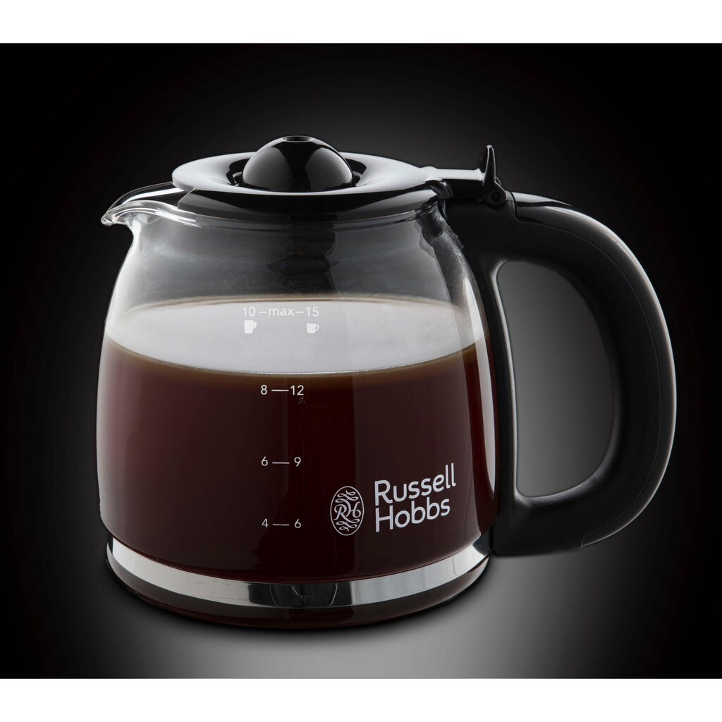 RUSSELL HOBBS Filterkaffeemaschine »Colours Plus+ Flame Red 24031-56«, 1,25 l Kaffeekanne, Papierfilter, 1x4