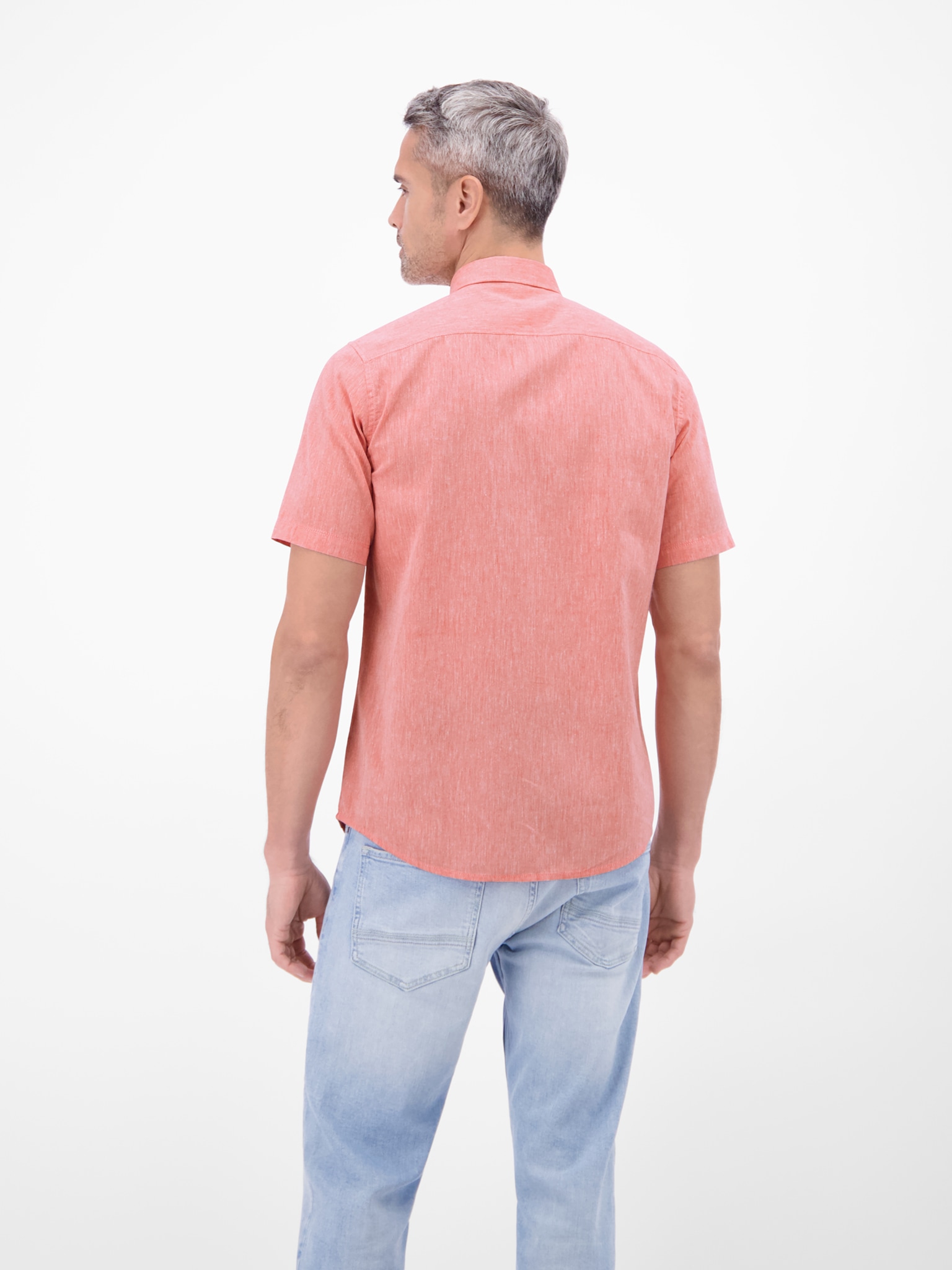 LERROS Kurzarmhemd mit Logo Stickerei