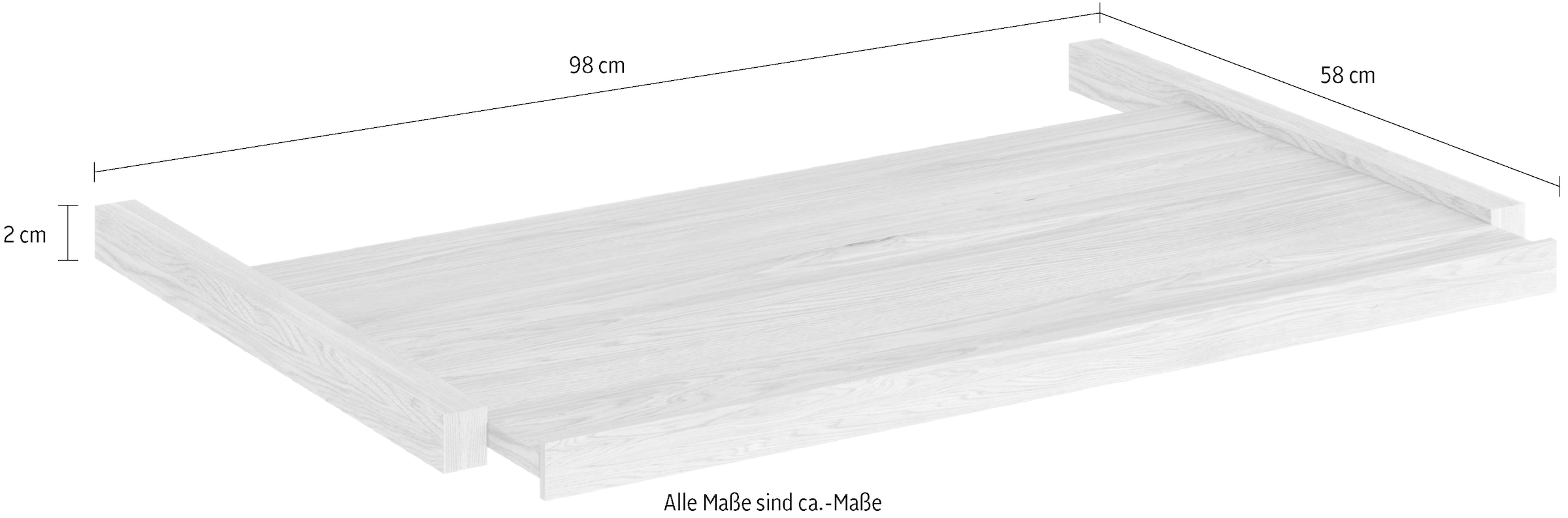 Home affaire Einlegeboden »Ambroise« ausziehbar