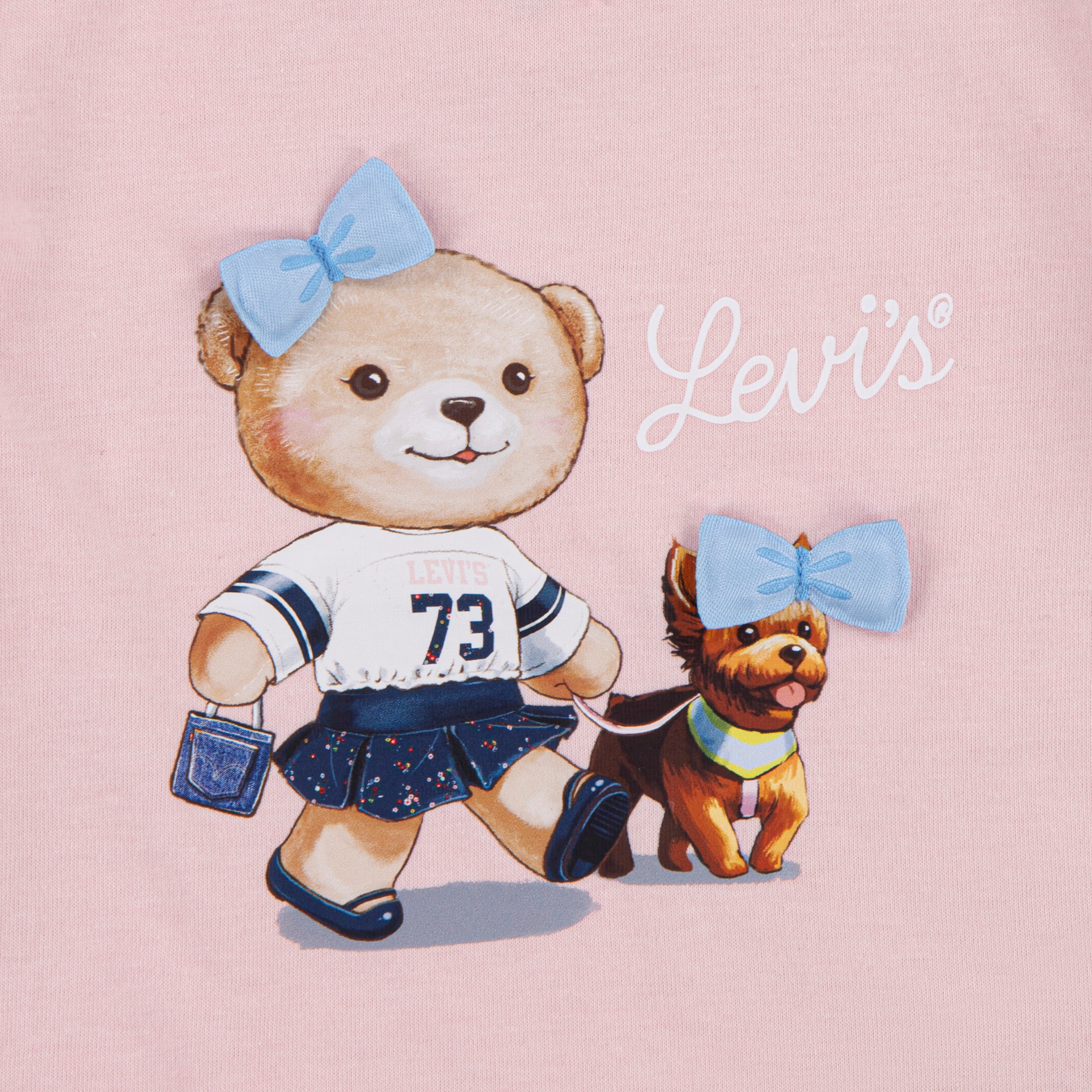 Levi's® Kids Shirt, Hose & Jäckchen »LVG JACKET TEE,WIDE JEANS« Set, 3 Stk. Trend Denim, for Girls