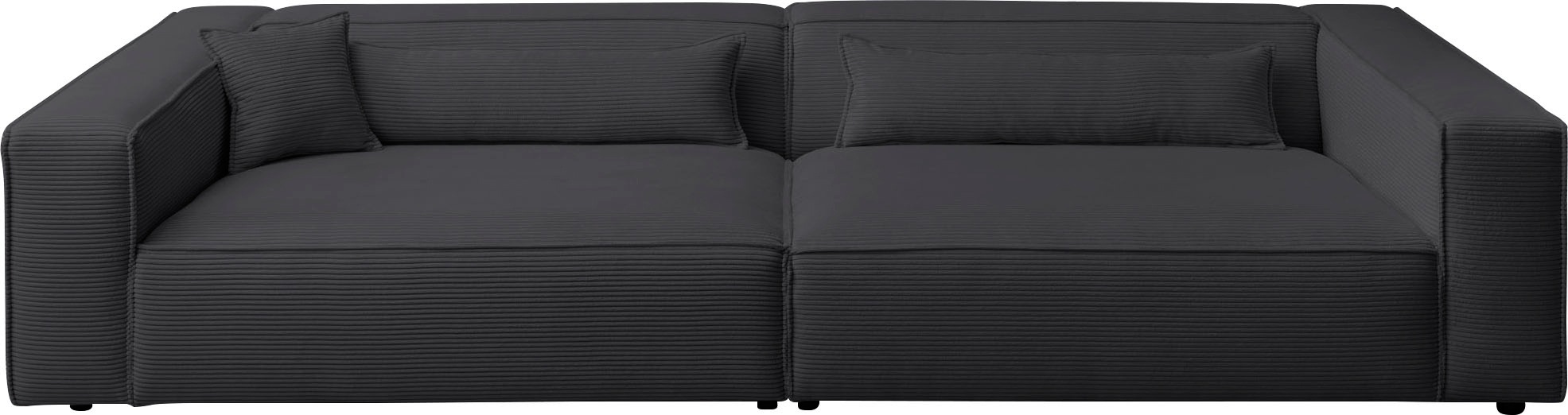 LeGer Home by Lena Gercke 3-Sitzer »PIARA XXL, Sofa mit Kedernaht in Cord, günstig online kaufen