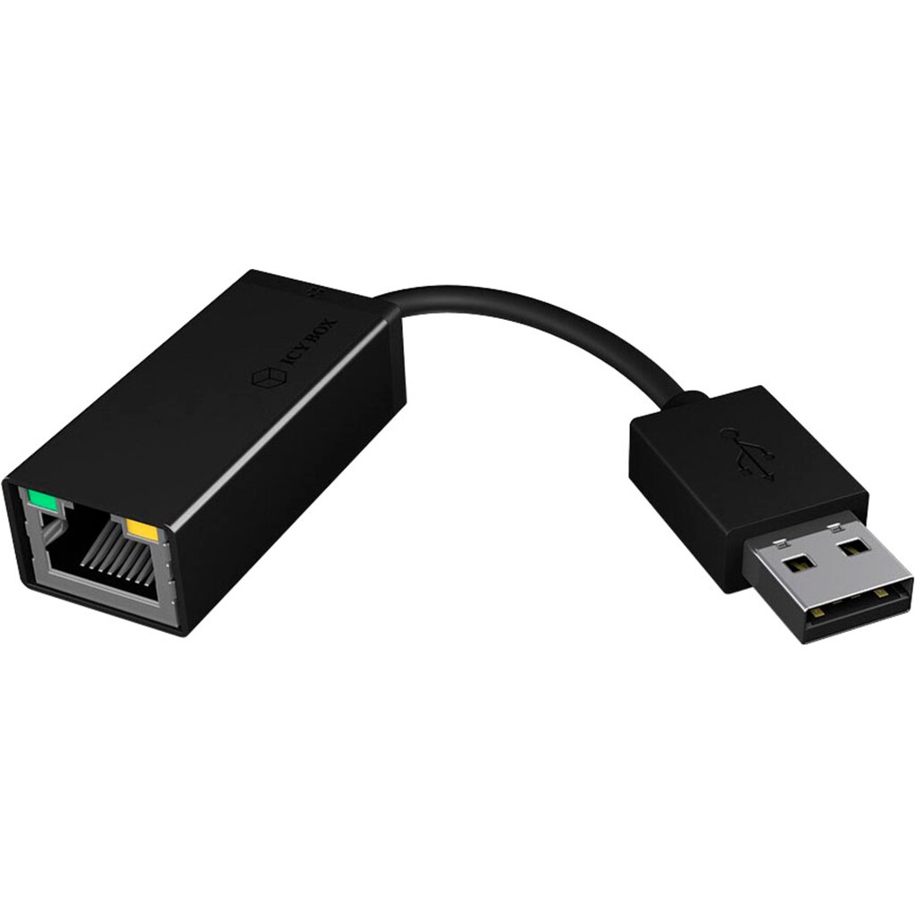 Raidsonic Computer-Adapter »ICY BOX USB 2.0 zu Ethernet Adapter«