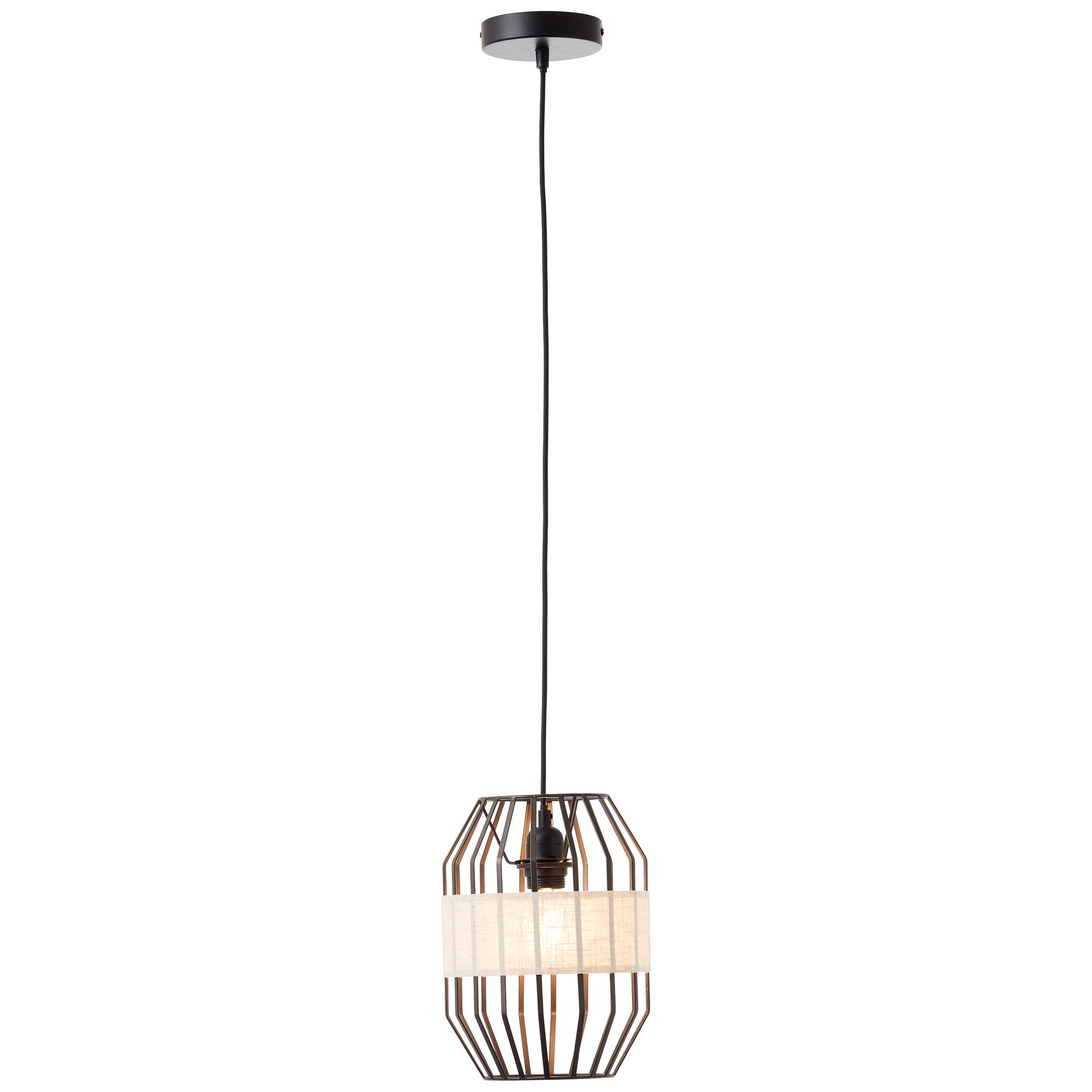 Brilliant Pendelleuchte »Slope«, 1 flammig, Leuchtmittel E27   ohne Leuchtm günstig online kaufen