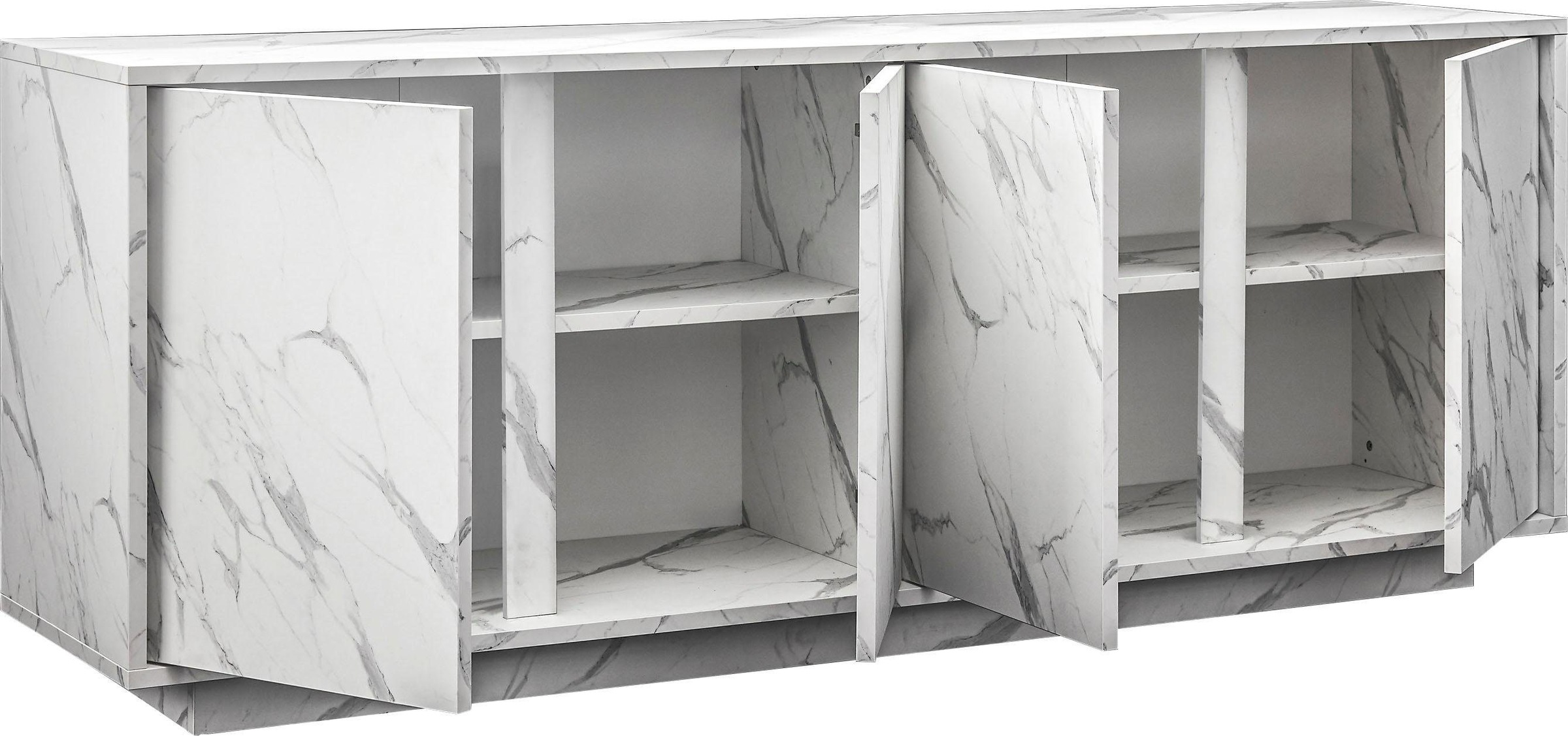 INOSIGN Sideboard »Carrara«, grifflos