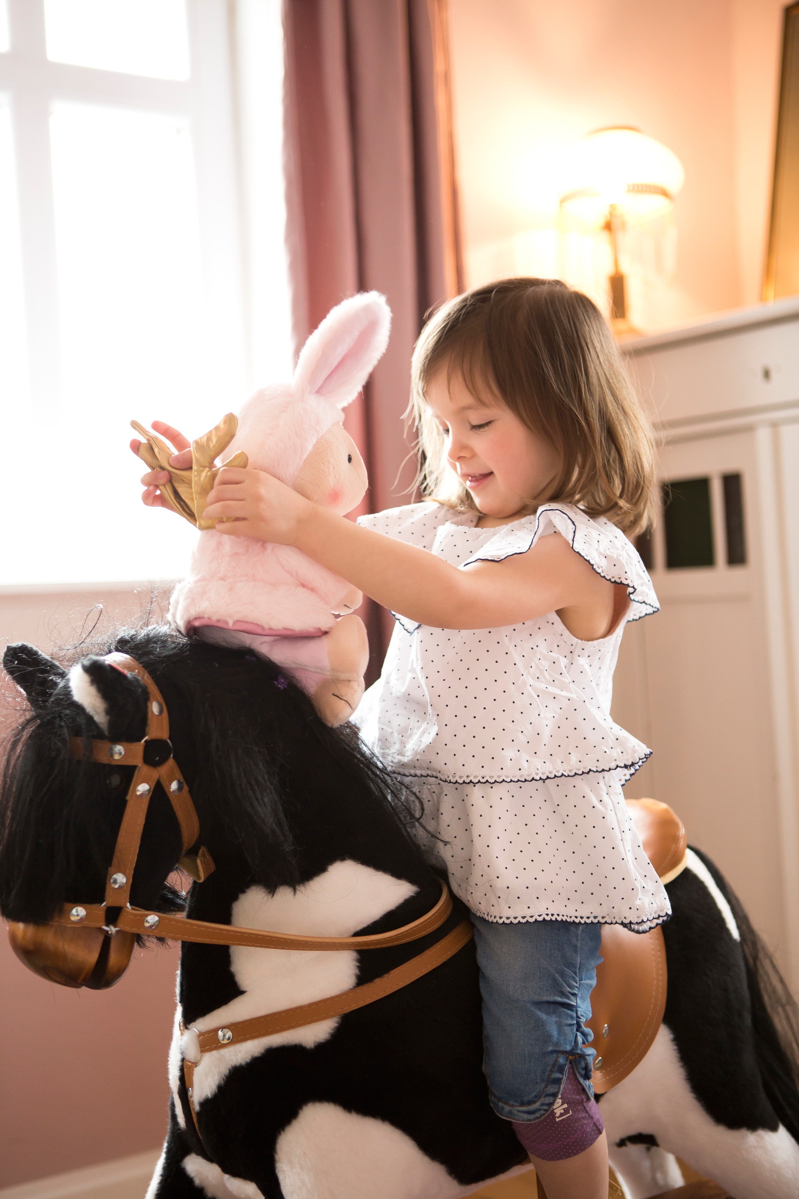 Nici Kuscheltier »Schutzengel Hase La La Bunnie, 30cm«, mit goldenem Herz & Flügeln in Geschenkbox