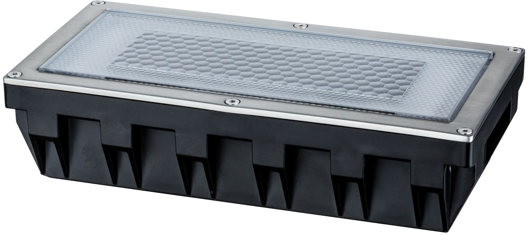 Paulmann LED Einbauleuchte »Box«, 1 flammig, Leuchtmittel LED-Board | LED fest integriert, LED-Board, Bodeneinbauleuchten-Set, Solar, Edelstahl