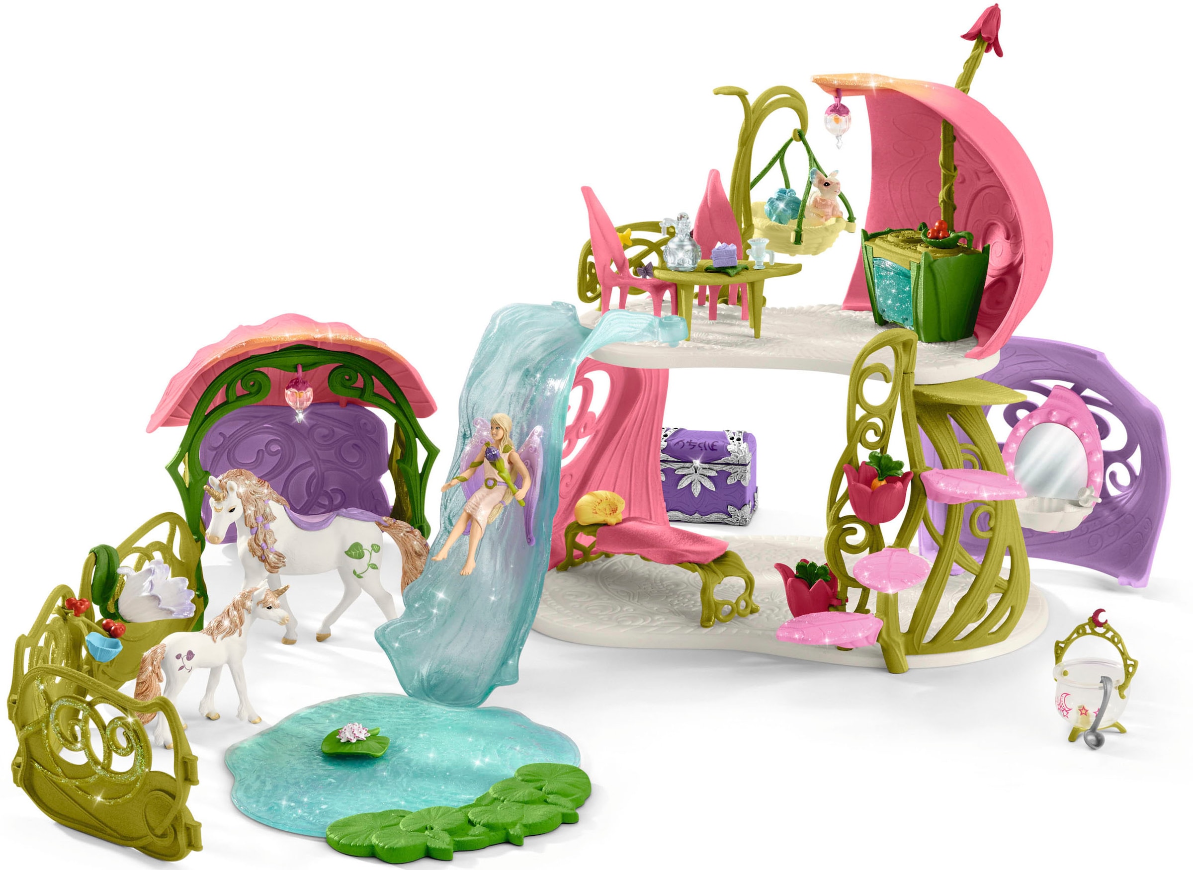 Schleich® Spielwelt »BAYALA®, Glitzerndes Blütenhaus (42445)«