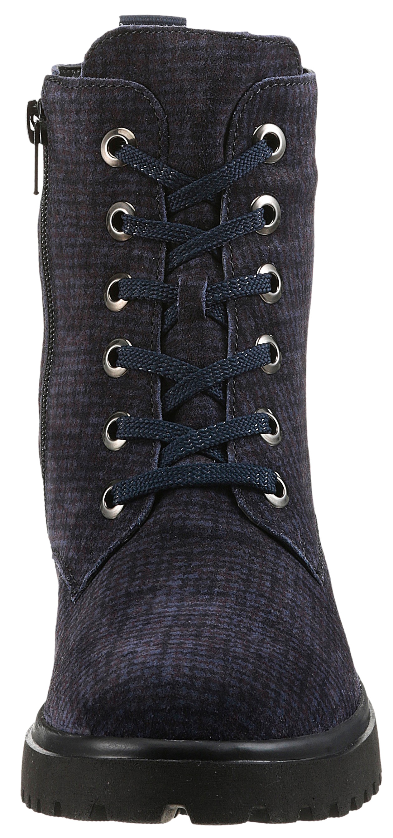 Waldläufer Schnürstiefelette »H-LUISE«  Schnürboots, Profilsohle, Blockabsatz, in Komfortweite H (= sehr weit)
