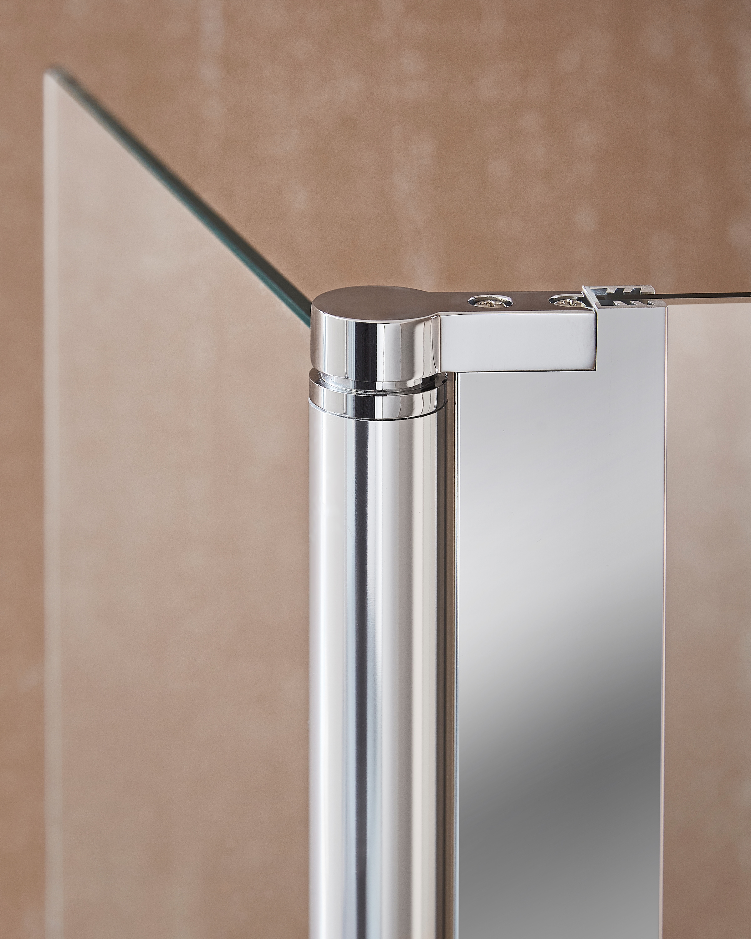 welltime Walk-in-Dusche »Mailand« in 3 verschiedenen Breiten (90,100, 120cm), 6mm Sicherheitsglas