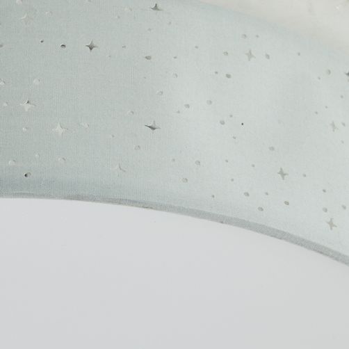 Brilliant Deckenleuchte »Baska«, 1 flammig, Ø 38 cm, Stoffschirm Sternenhimmel-Optik, 3-Stufen-dimmbar