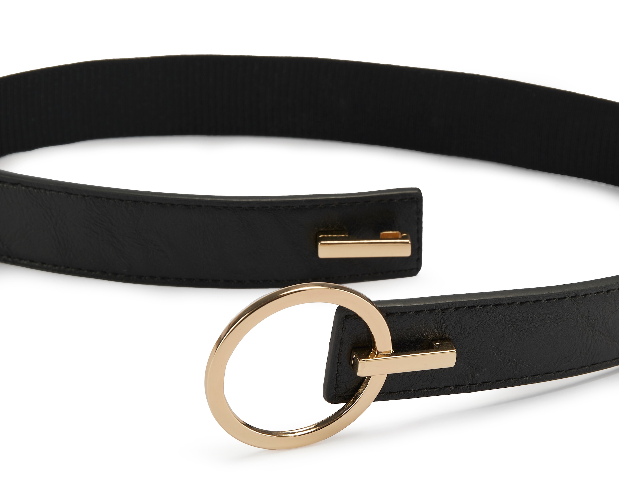 LASCANA Taillengürtel »Stretchgürtel« mit Ring-Detail, Bauchgürtel, Shaping-Effekt, für Kleid & Overall