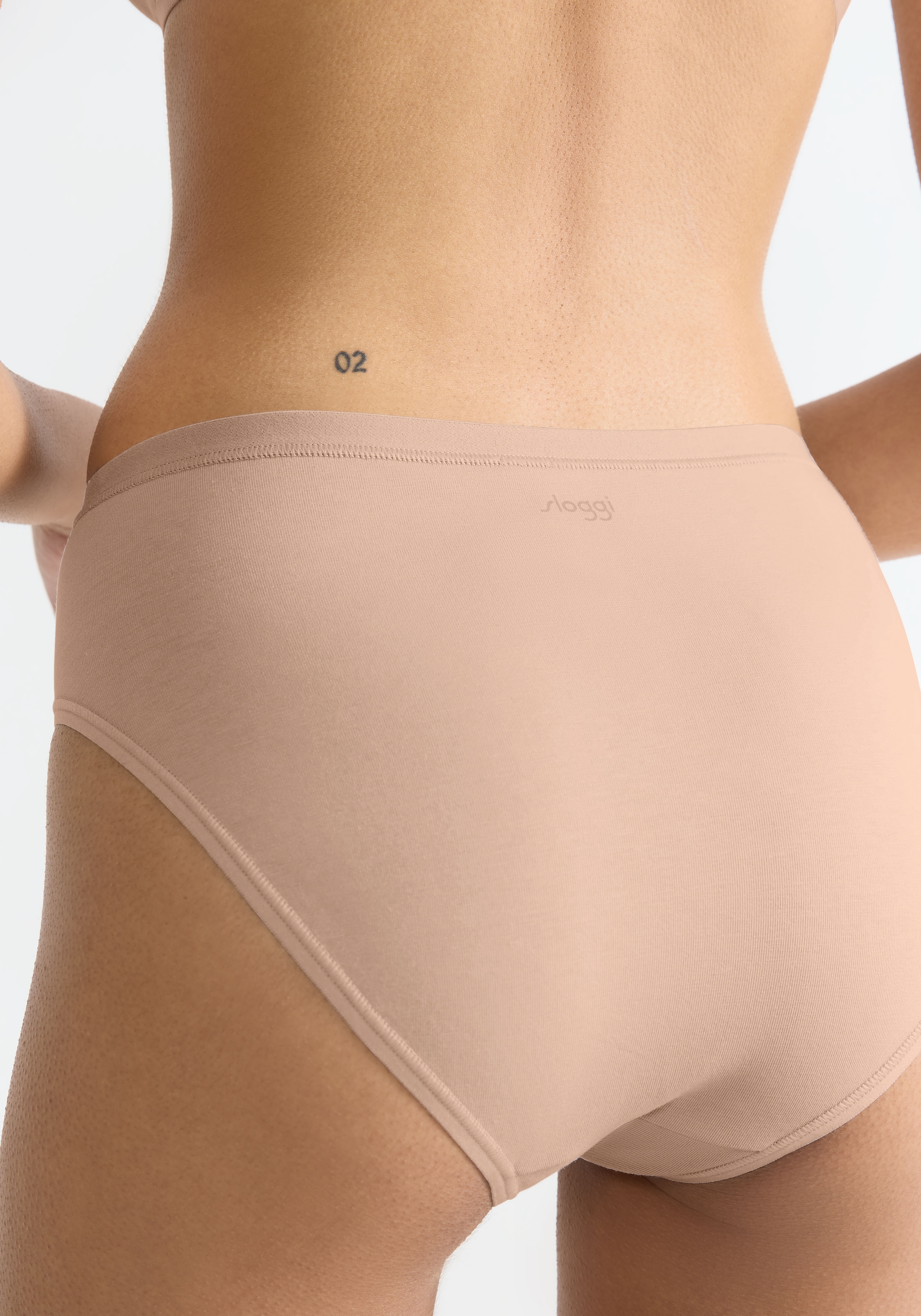 sloggi Slip »GO Daily Cotton Tai 3P«, (3er Pack), glanzeffekt Details