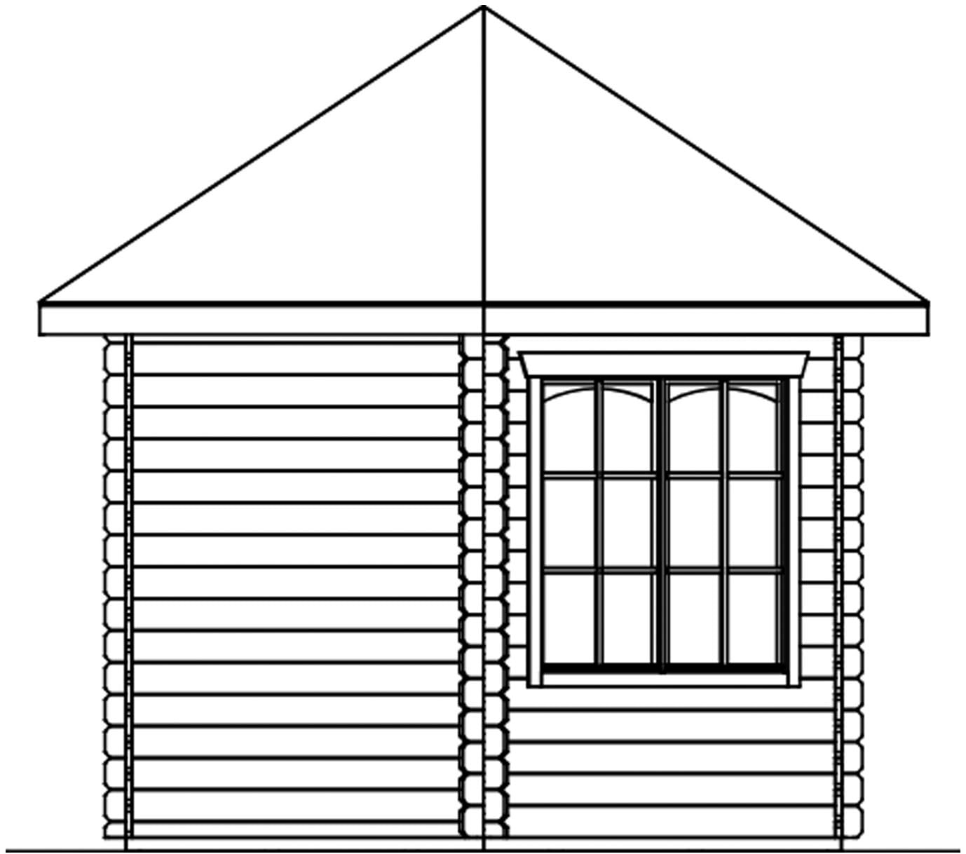 Skanholz Holzpavillon »Madeira«, 303 x 350 cm