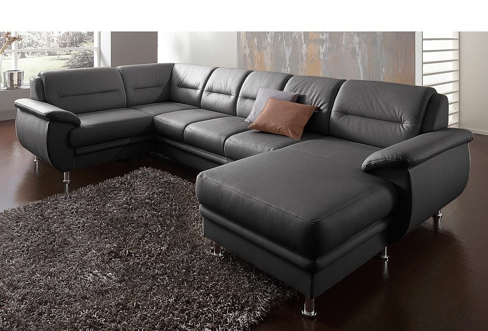 sit&more Wohnlandschaft »Mailand U-Form, B: 312 cm« optional Bettfunktion günstig online kaufen