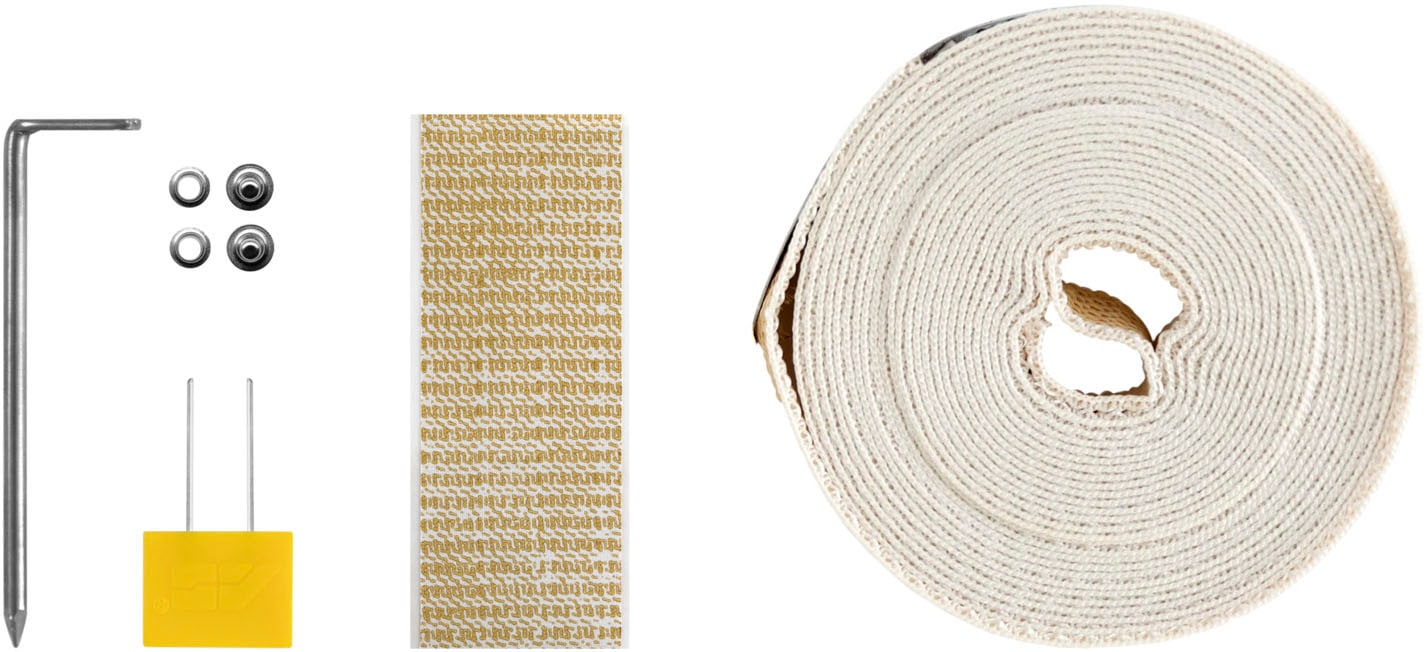 SCHELLENBERG Reparatur-Set »Rollladen Gurtfix für das Rollladensystem Mini«, für alte Gurtbänder in unterschiedlichen Farben, 14 mm x 4,3 m