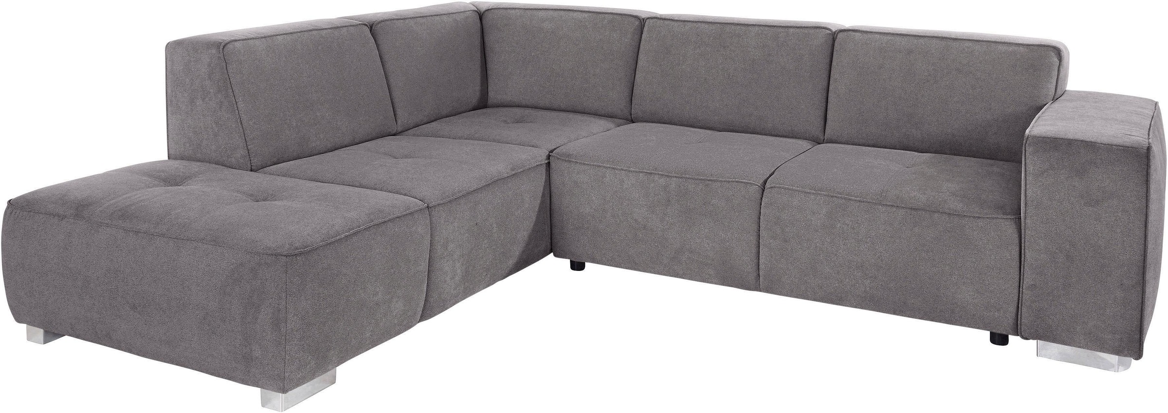 Home affaire Ecksofa »Sapporo L-Form« wahlweise Bettfunktion oder Sitztiefe günstig online kaufen