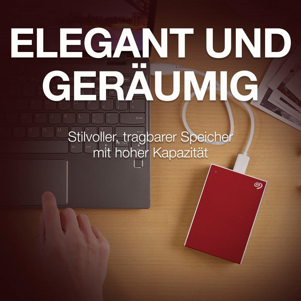 Seagate externe HDD-Festplatte »One Touch Portable Drive 1TB«, 2,5 Zoll, Anschluss USB 3.2