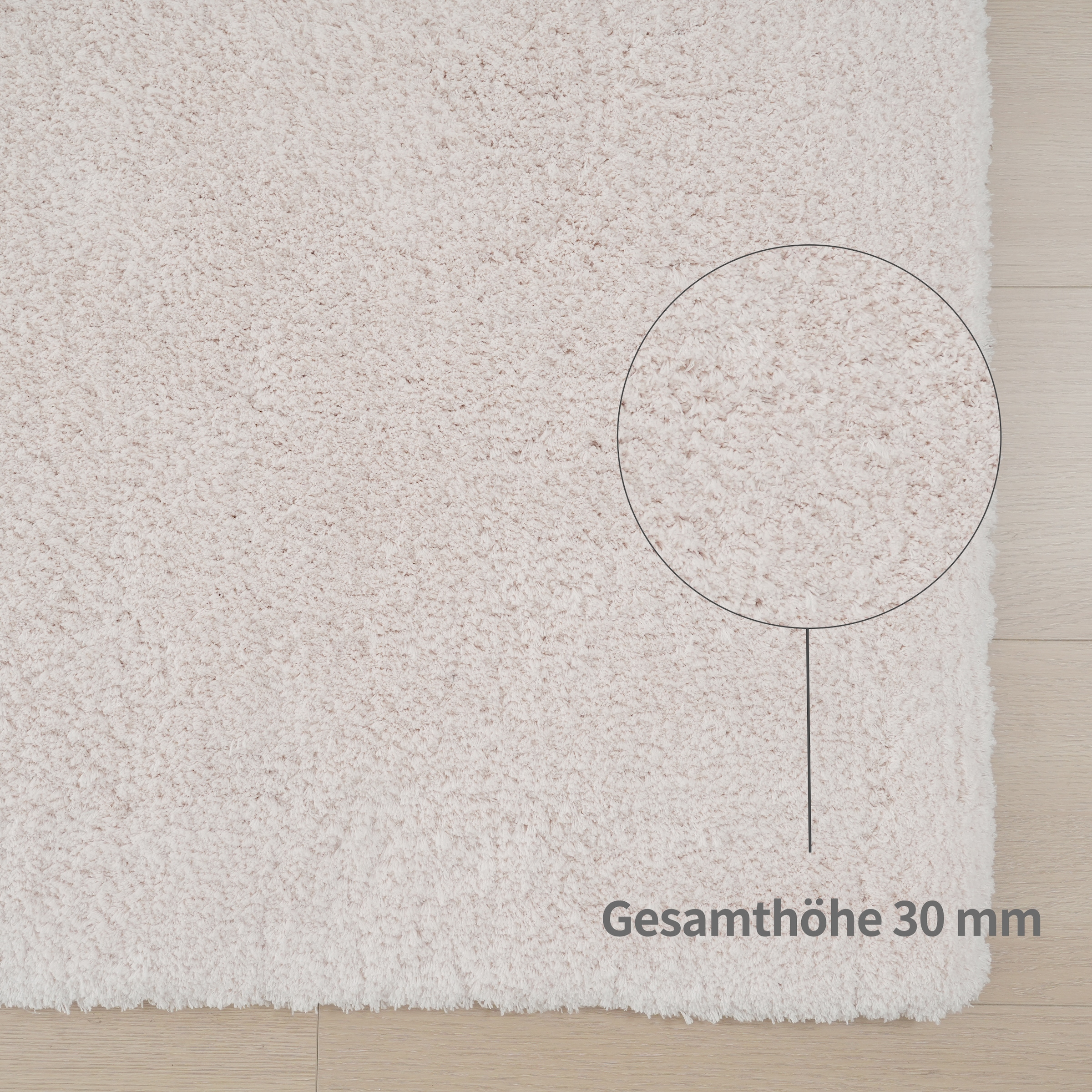 my home Hochflor-Läufer »Microfaser Teppich Magong, besonders weich, sehr feiner Flor«, rechteckig, 25 mm Höhe, uni Teppiche, Wohnzimmer, Schlafzimmer, Kinderzimmer, Flur, Brücke