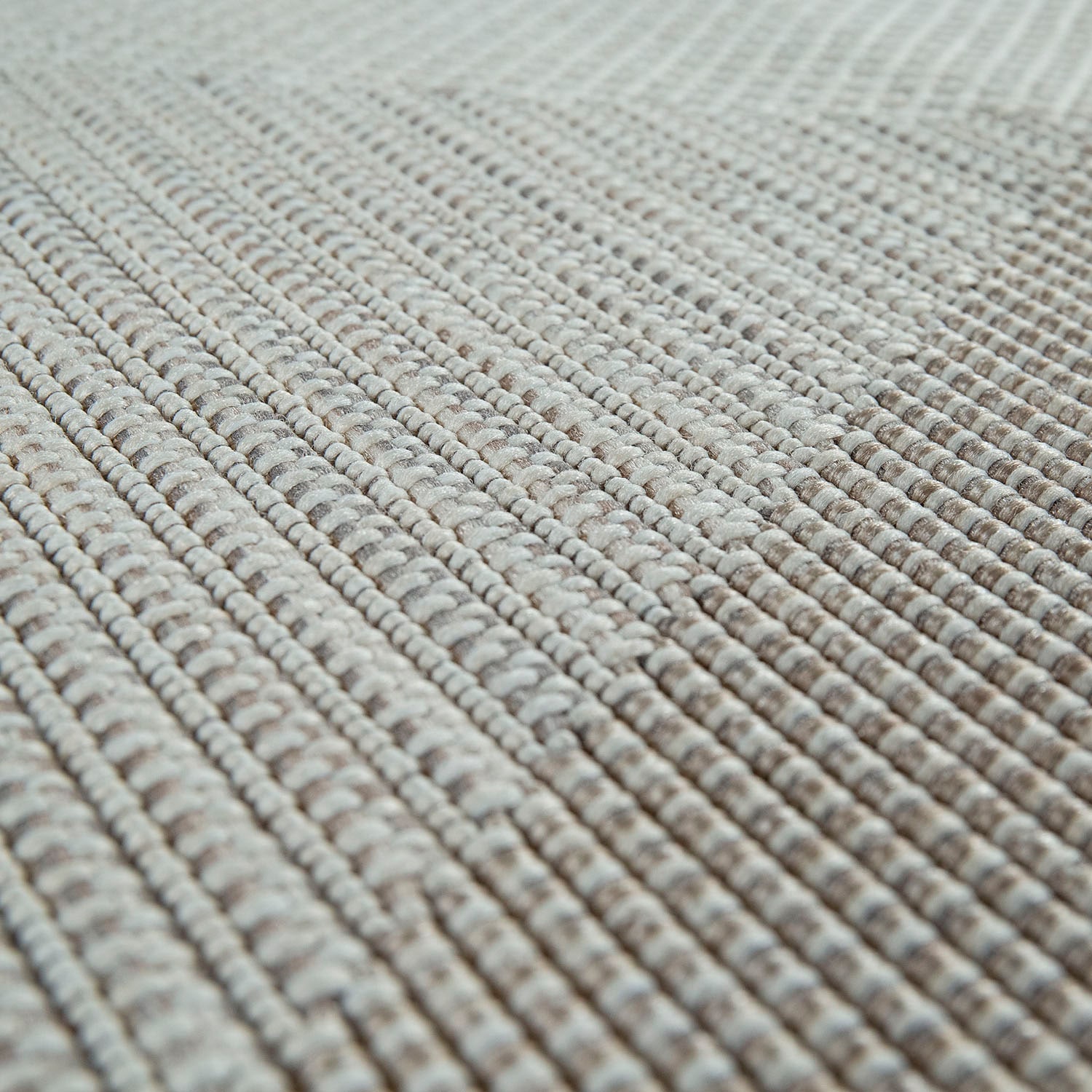 Paco Home Teppich »Kortrijk 743«, rechteckig, 4 mm Höhe, Flachgewebe, modernes Design, Pastell-Farben, In- und Outdoor geeignet