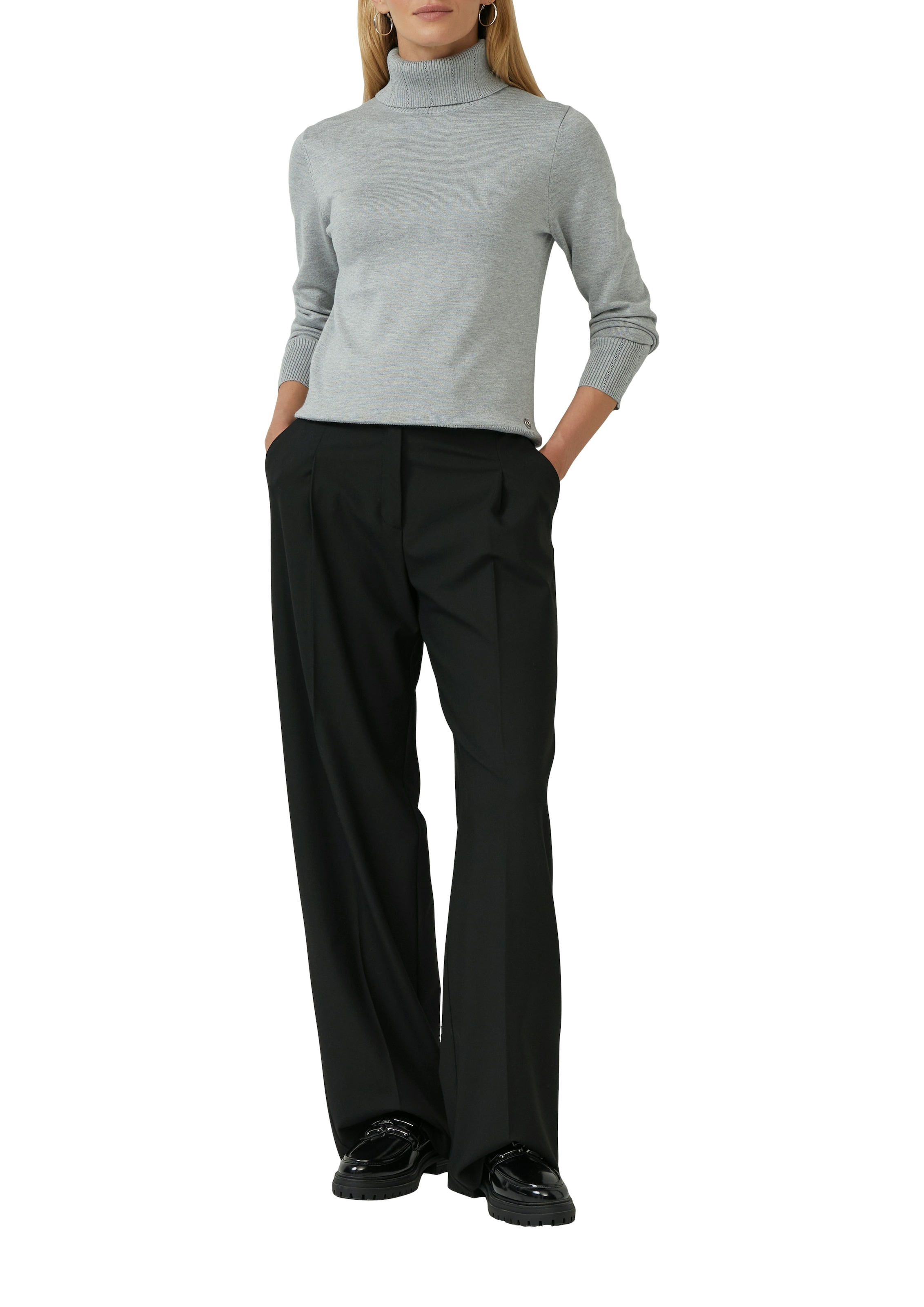 s.Oliver BLACK LABEL Strickpullover, mit Rollkragen
