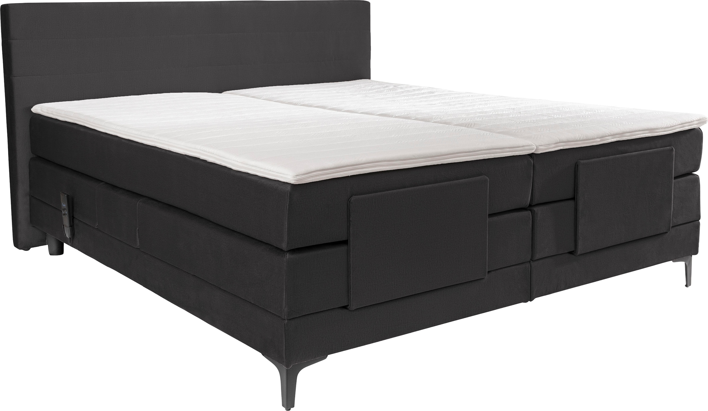 alina Boxspringbett »Powell« inkl. Motor, Matratze und Topper, in unterschi günstig online kaufen