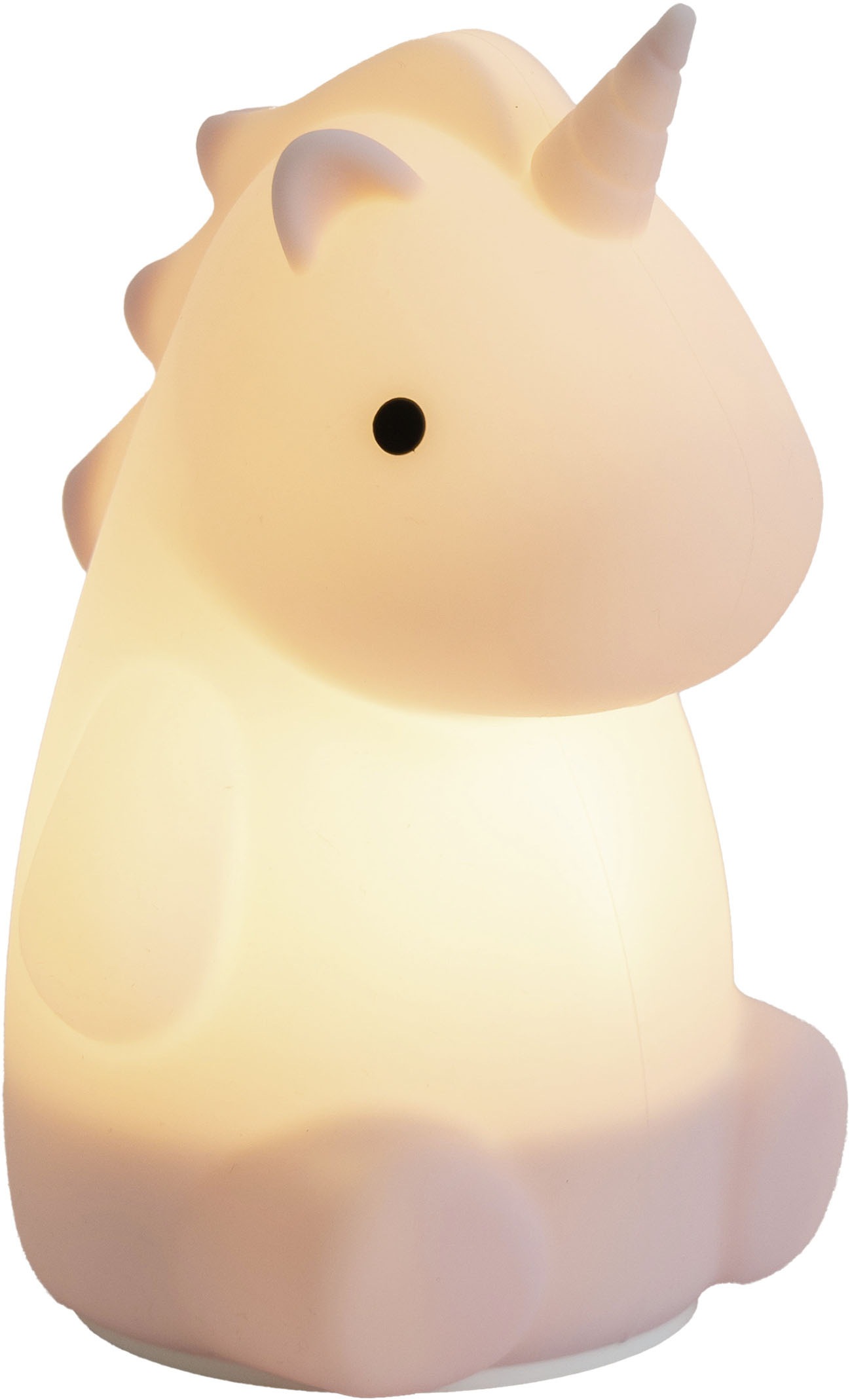 EGLO Tischleuchte »CASTELLINO Tischlampe - Kunststoff - LED - 5W - IP20« LED-Modul 1 Stk. RGB | Warmweiß LED Nachtlicht, Akku Tischlampe, Kinderzimmer, L10 x B10,5 x H15,5 cm